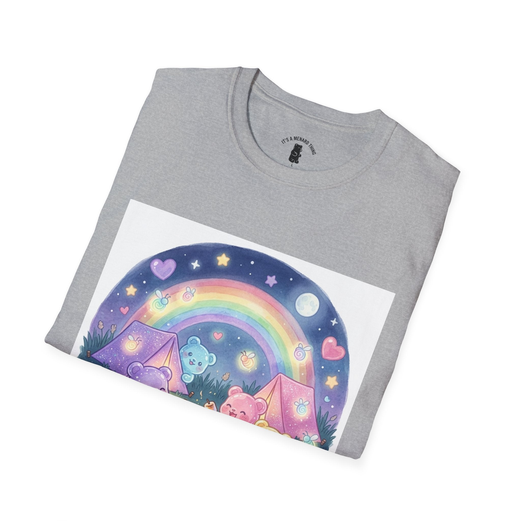 Campfire days and Toasted Marshmallows, Gooey Gummy Friends- Kawaii Graphic T-Shirt