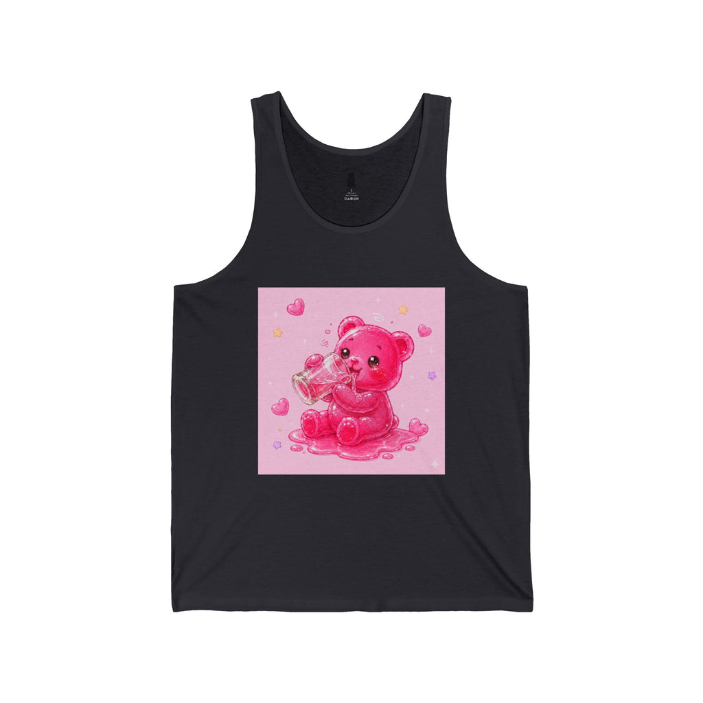 Special Sugar Shock Shot! Pink Boozy, Gooey Gummy Bear — Kawaii Graphic Tank top
