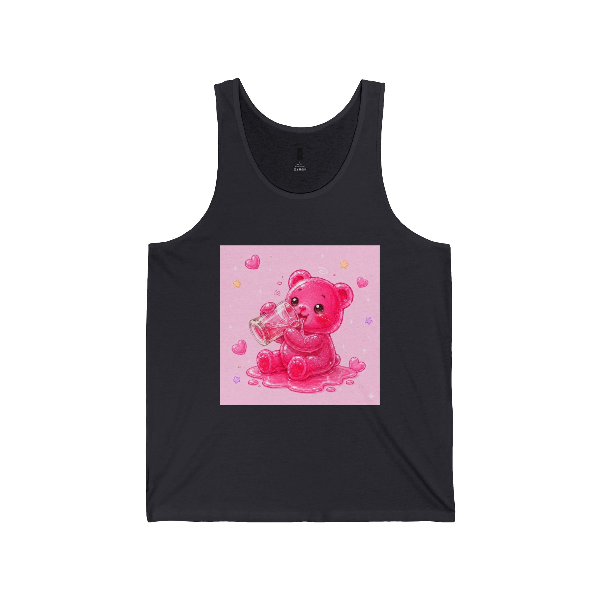 Special Sugar Shock Shot! Pink Boozy, Gooey Gummy Bear — Kawaii Graphic Tank top