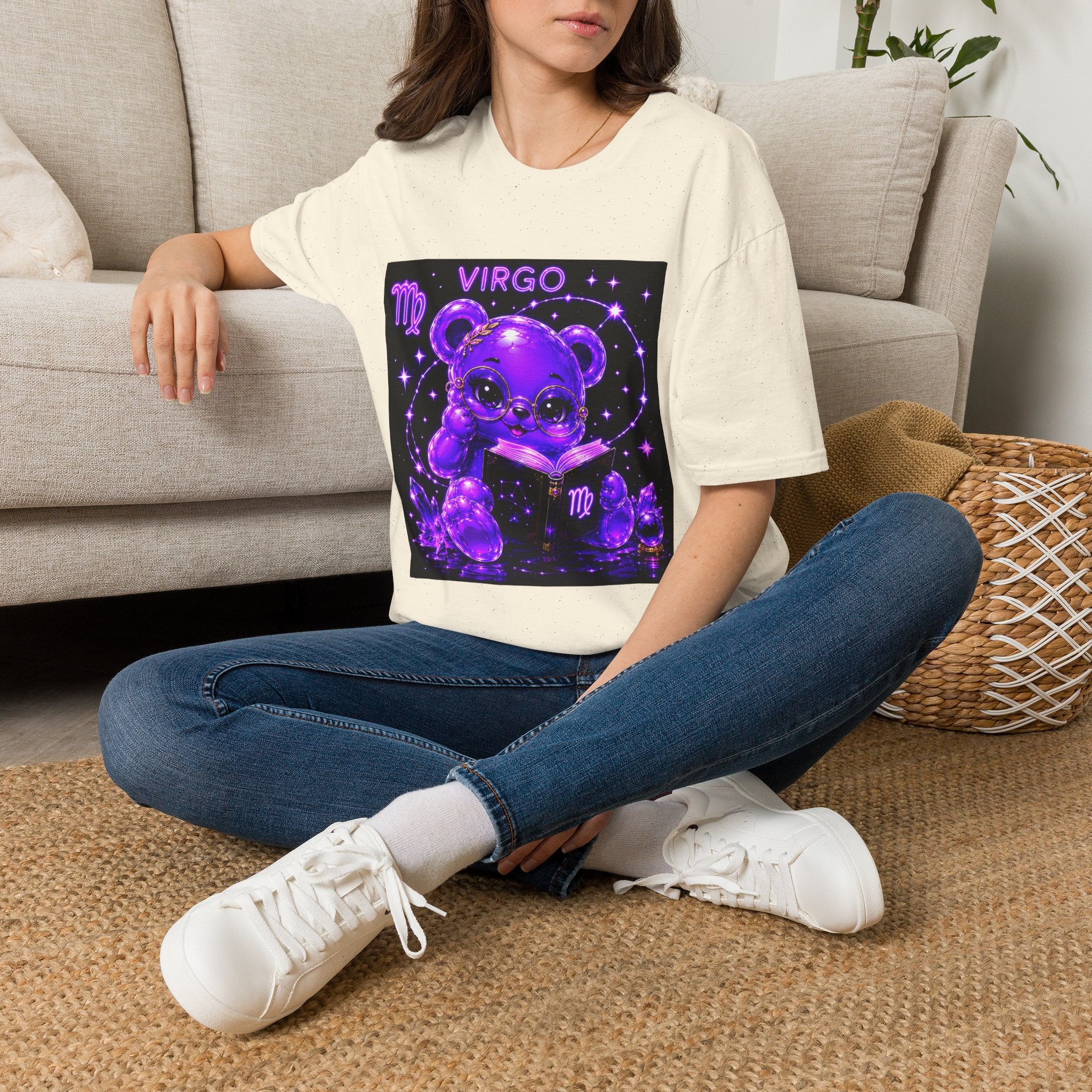 Virgo Zodiac Astrology Oozy Bear Friend Special Addition- Graphic Shirt