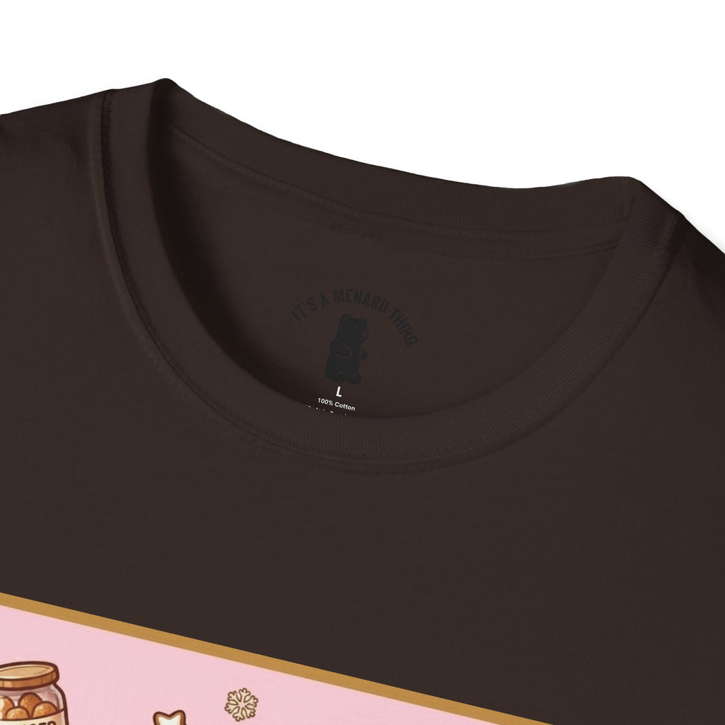 Kawaii Gingerbread Gooey Gummy Bear- Graphic T-Shirt