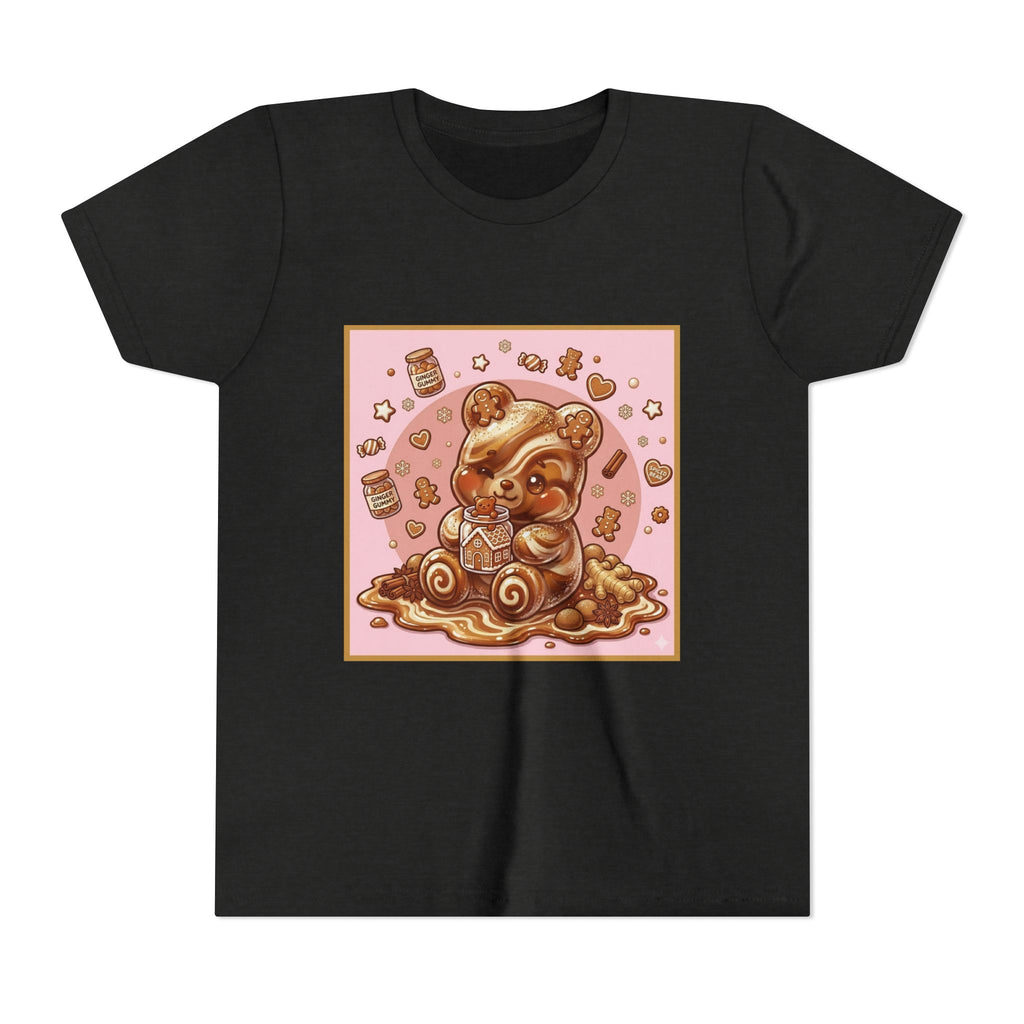 Gooey Gummy Bear Ginger Bread Graphic Youth T-Shirt