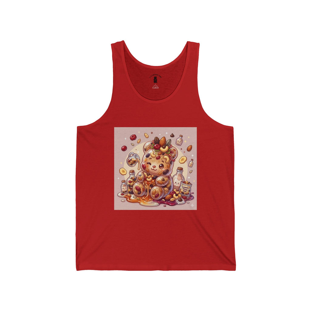 Sweet Yet Simple Trail Mix, Exotic Gooey Gummy Bear — Adorable Graphic Tank Top