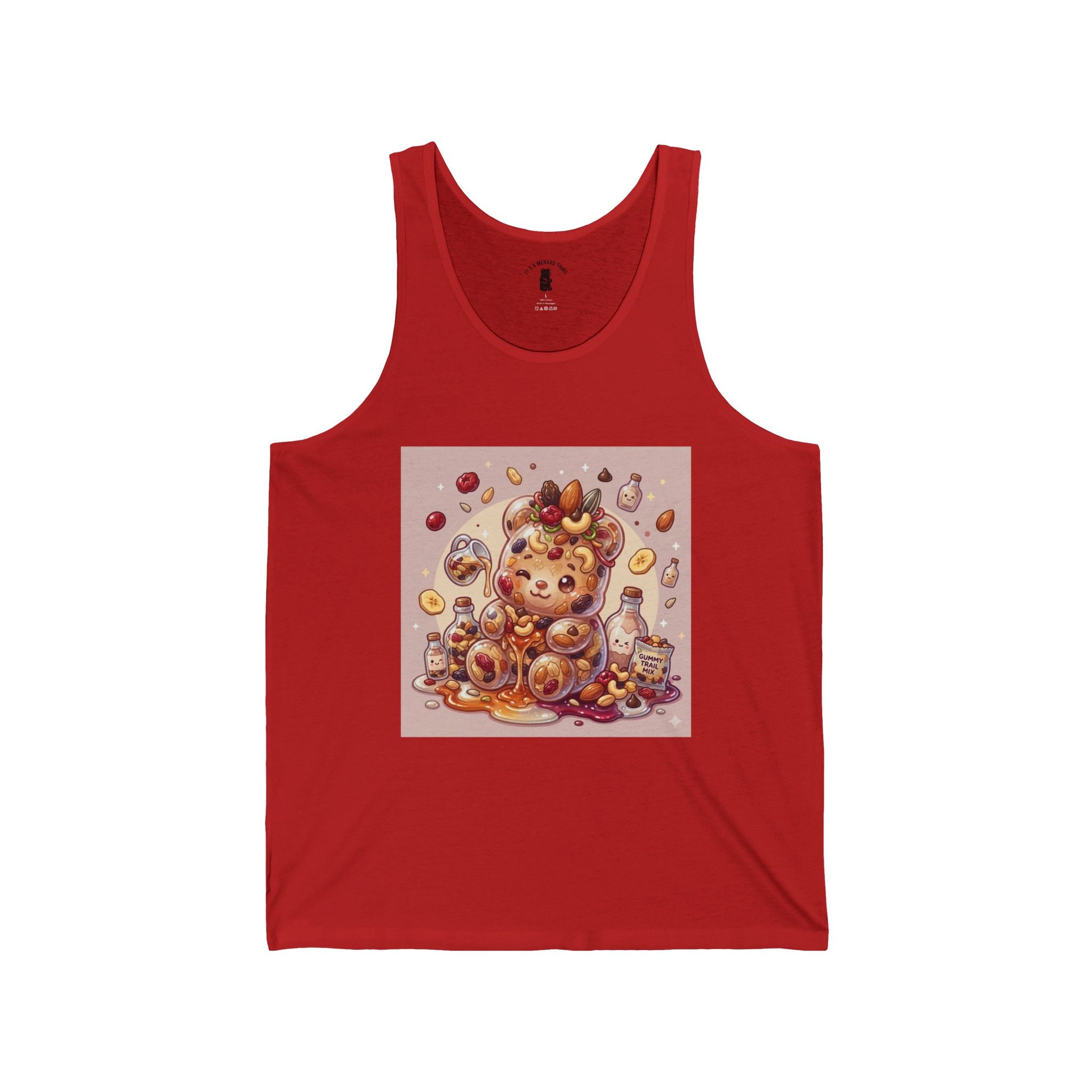 Sweet Yet Simple Trail Mix, Exotic Gooey Gummy Bear — Adorable Graphic Tank Top