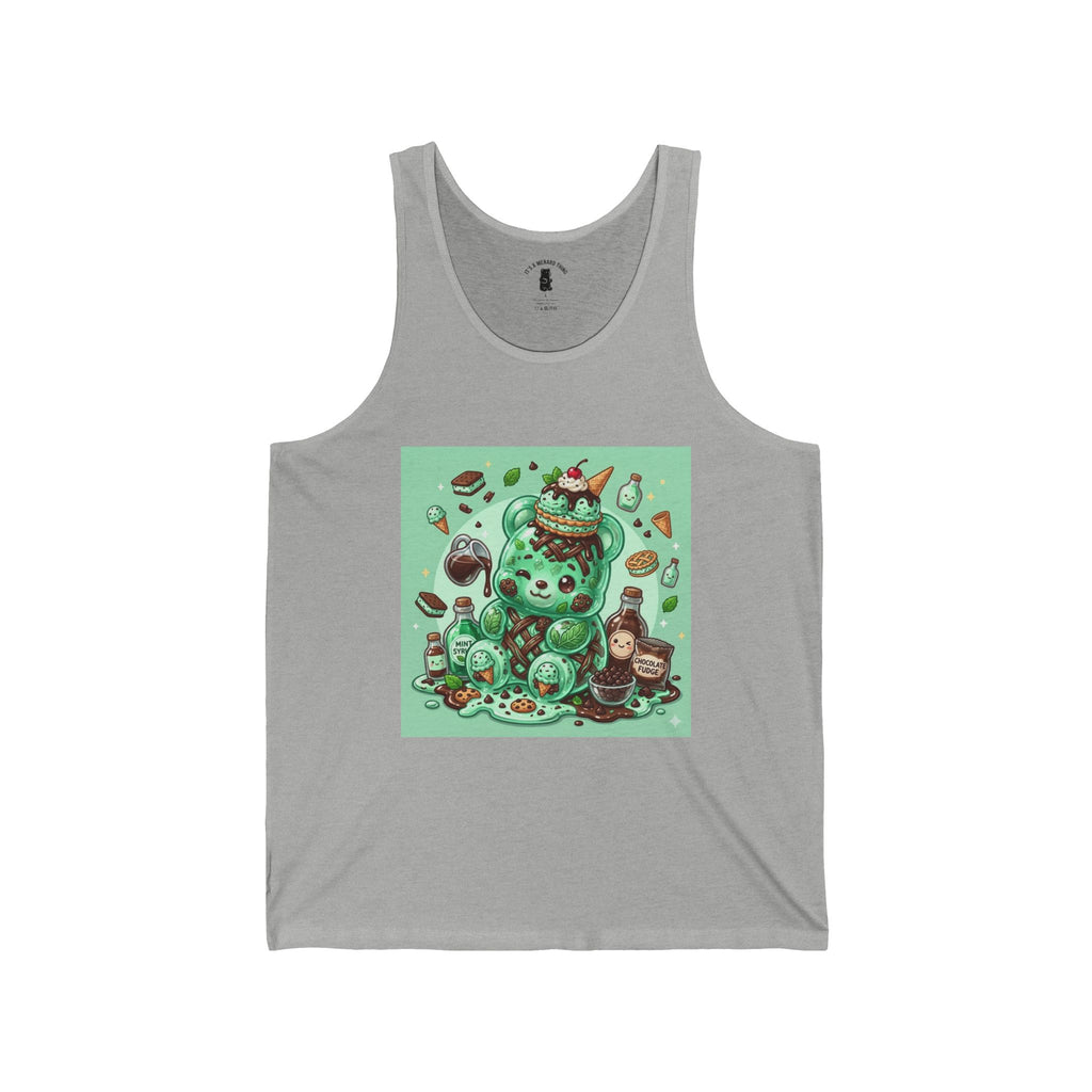 Special Mint Chip Ice Cream Delight, Gooey Gummy Bear — Kawaii Graphic Tank