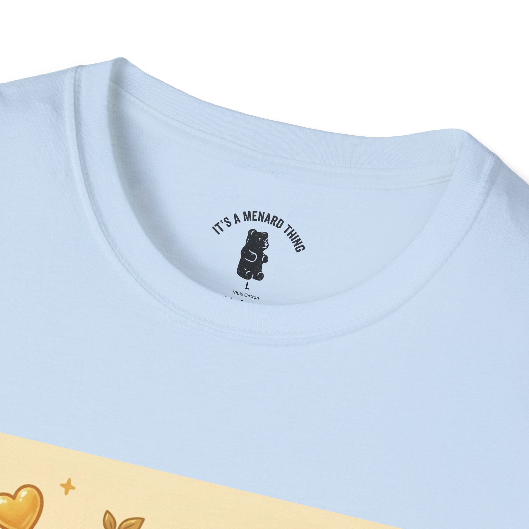 Honey Iced Tea on a Hot Day, Gooey Gummy Bear Tee — Cute Graphic T-Shirt