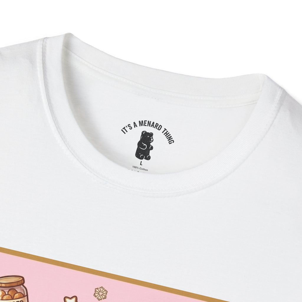 Kawaii Gingerbread Gooey Gummy Bear- Graphic T-Shirt
