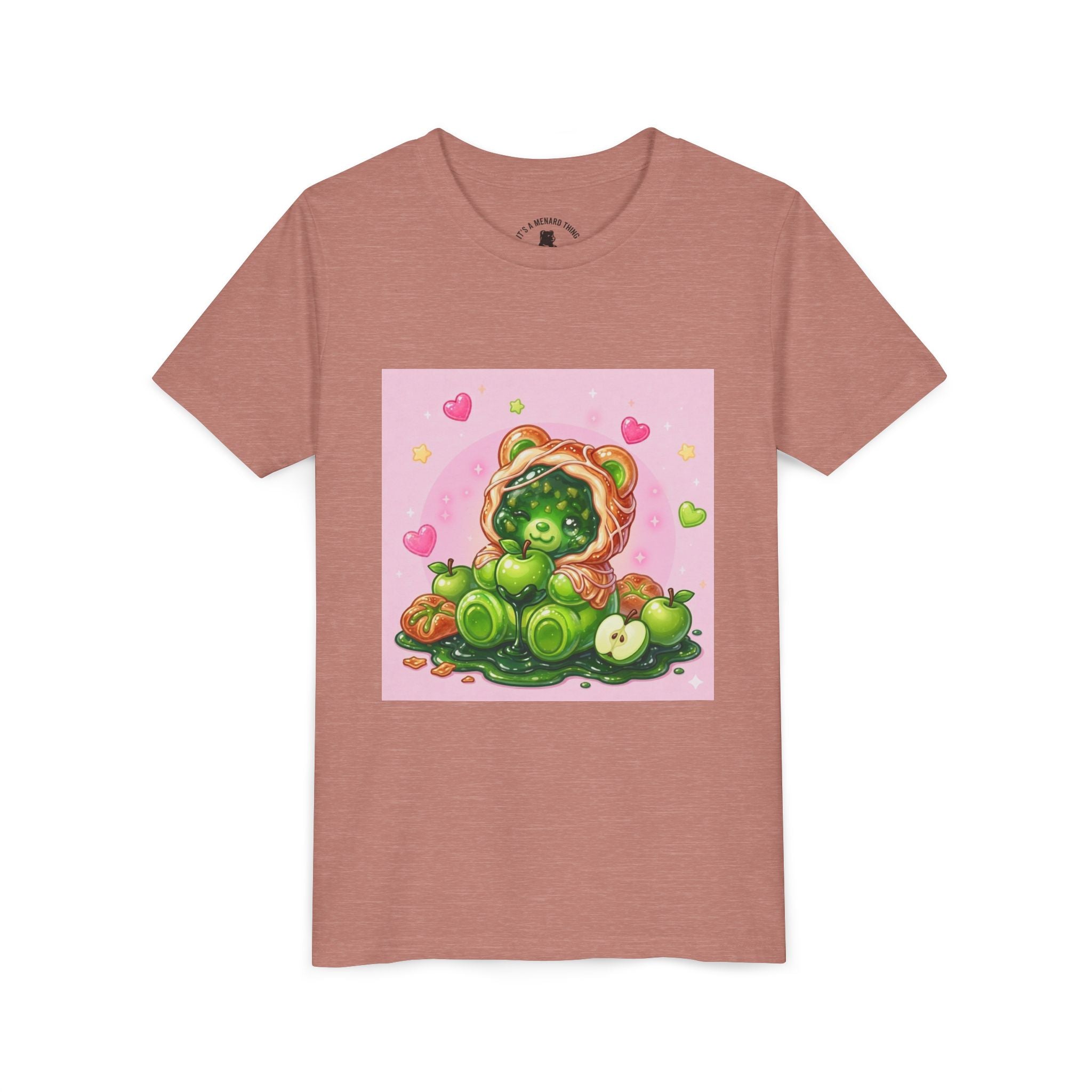 Cute Green Apple Gooey Gummy Danish Bear