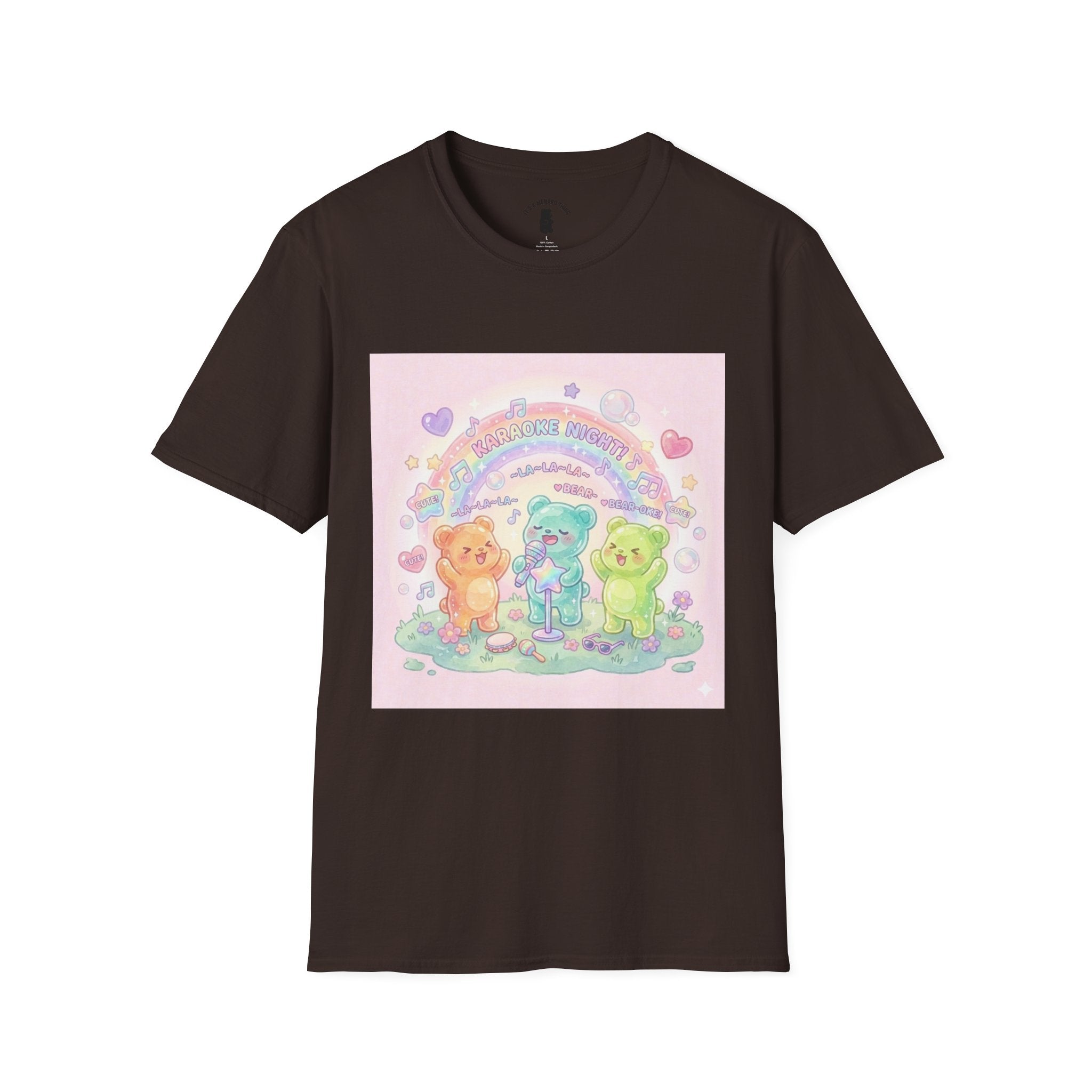 Karaoke Time! Gooey Gummy Bear Friends — Kawaii Graphic T-shirt