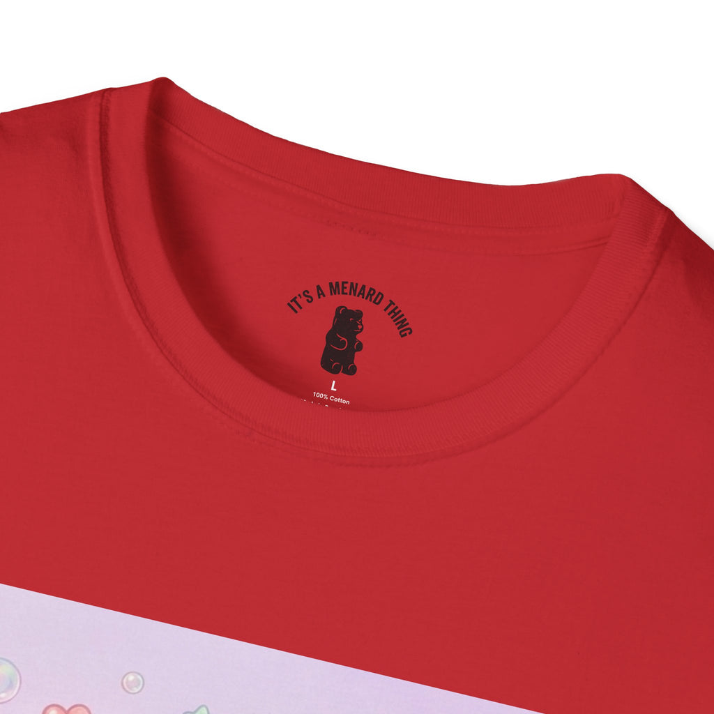 Carnival Snack Cart, Sharing with Friends Gooey Gummy Bears — Whimsical Graphic T-Shirt