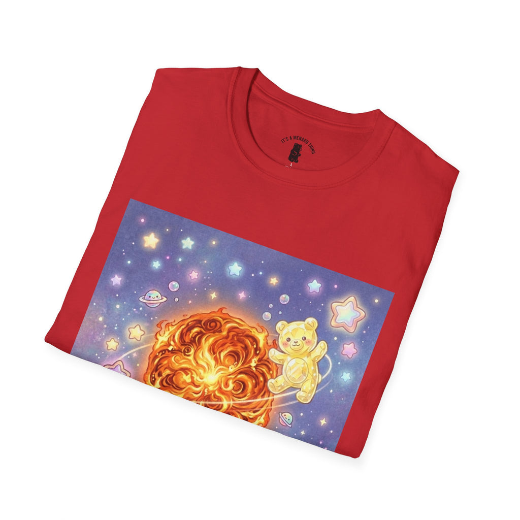 Burning Bright Sun, Yellow Crystal Gooey Gummy — Kawaii Graphic T-Shirt