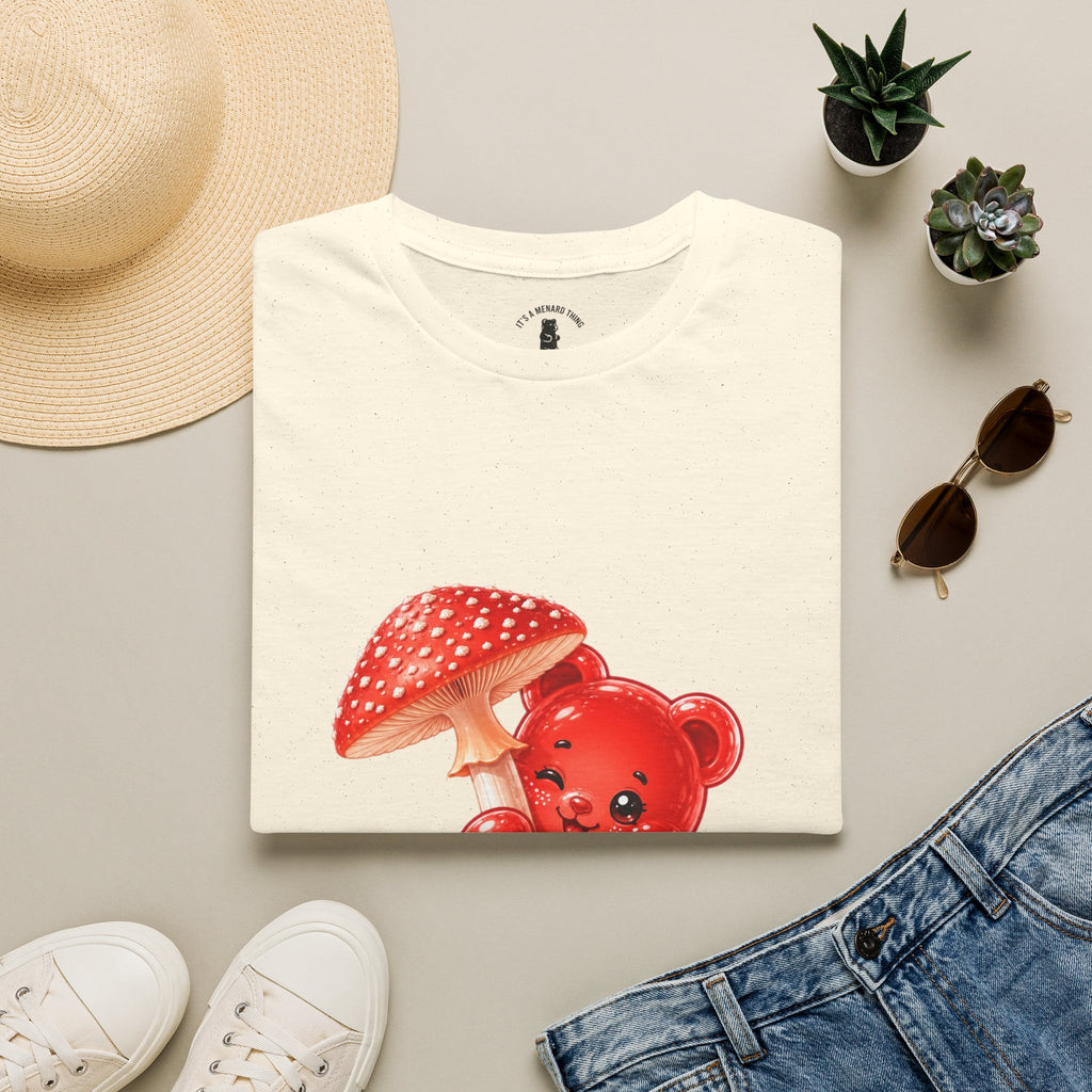 The Fly Agaric Fungi Special, Red Oozy Bear Gummy Friend- Graphic Shirt