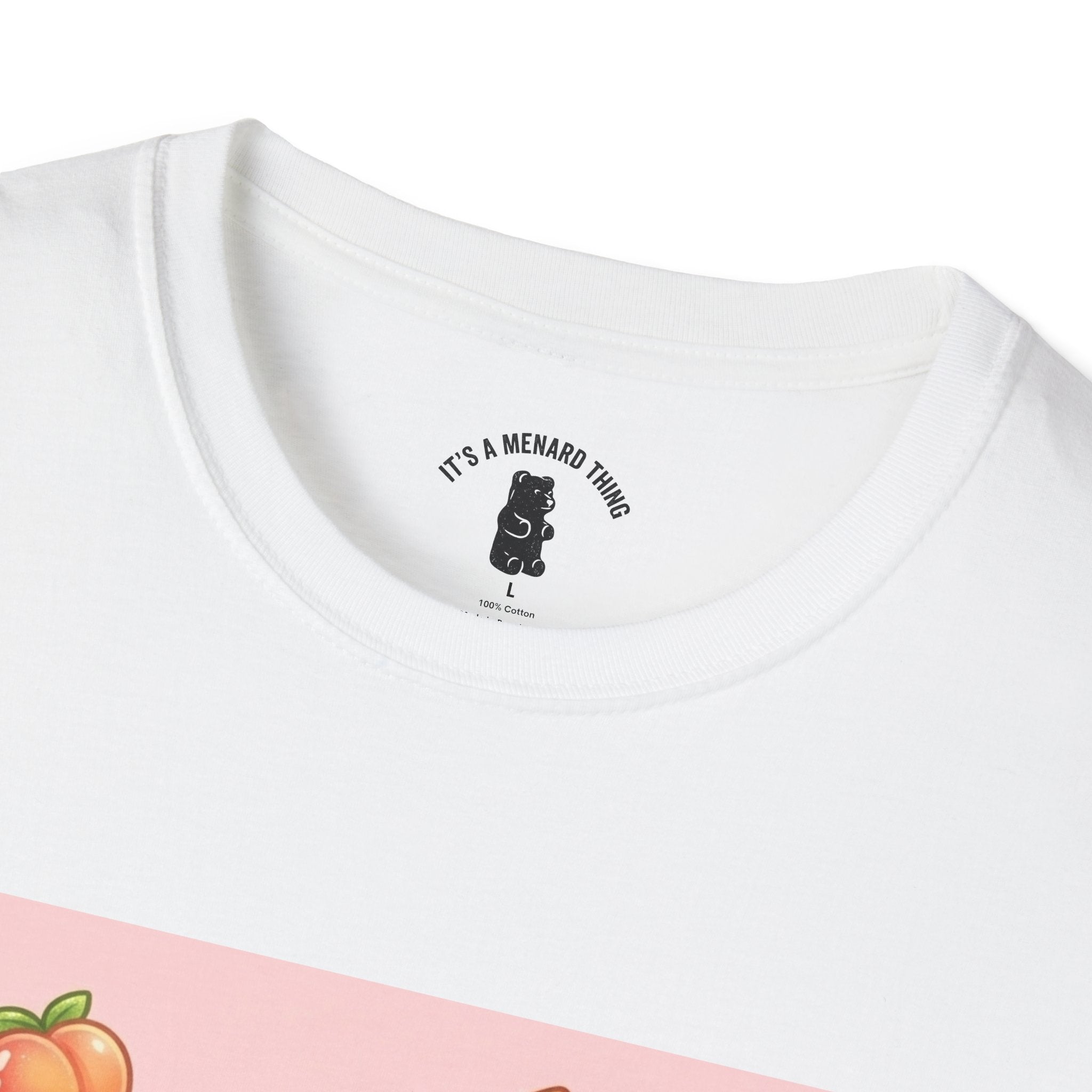 Peach Danish snack Gooey Gummy Bear — Cute Graphic T-Shirt