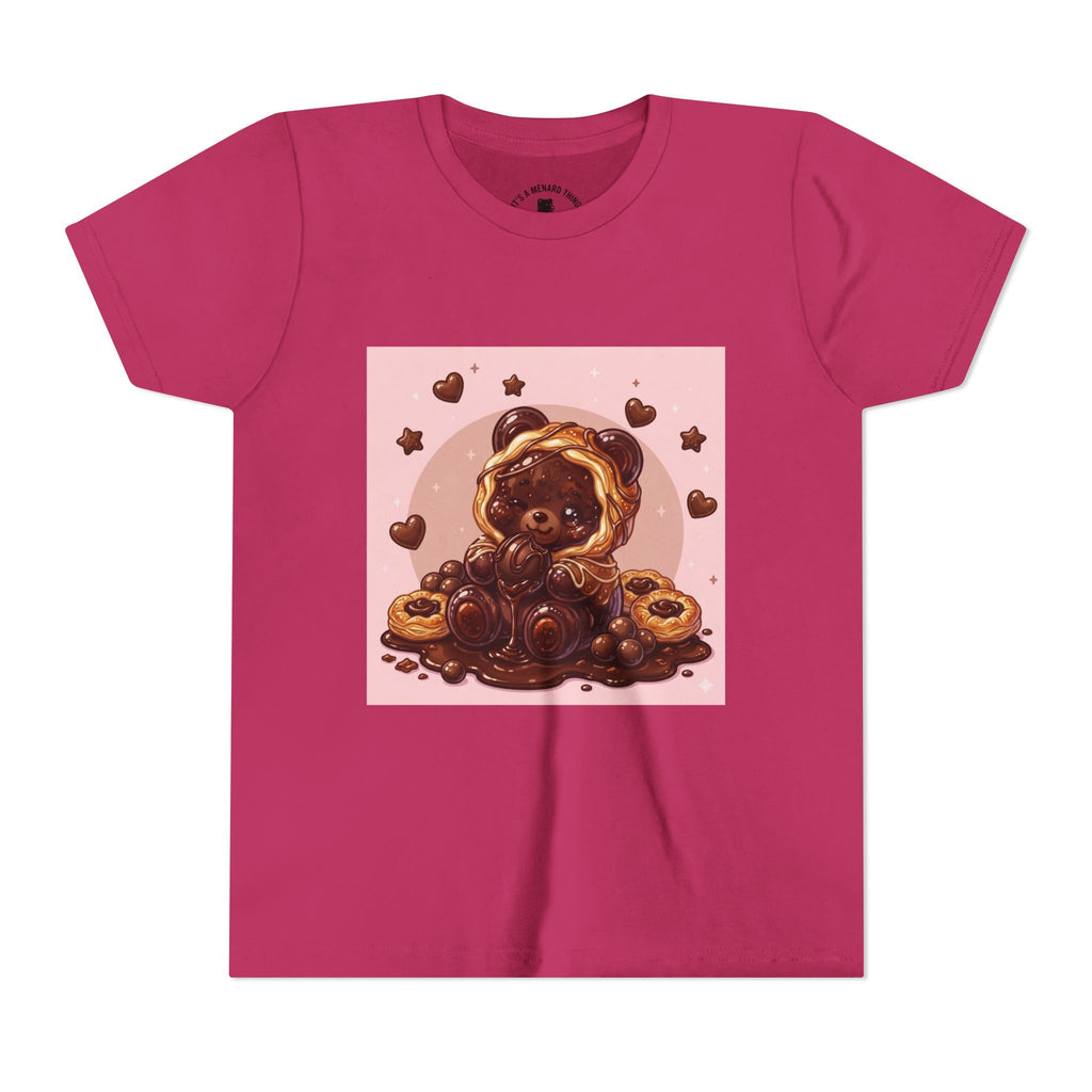 Chocolate Danish Gooey Gummy Bear Cute Kids Shirt