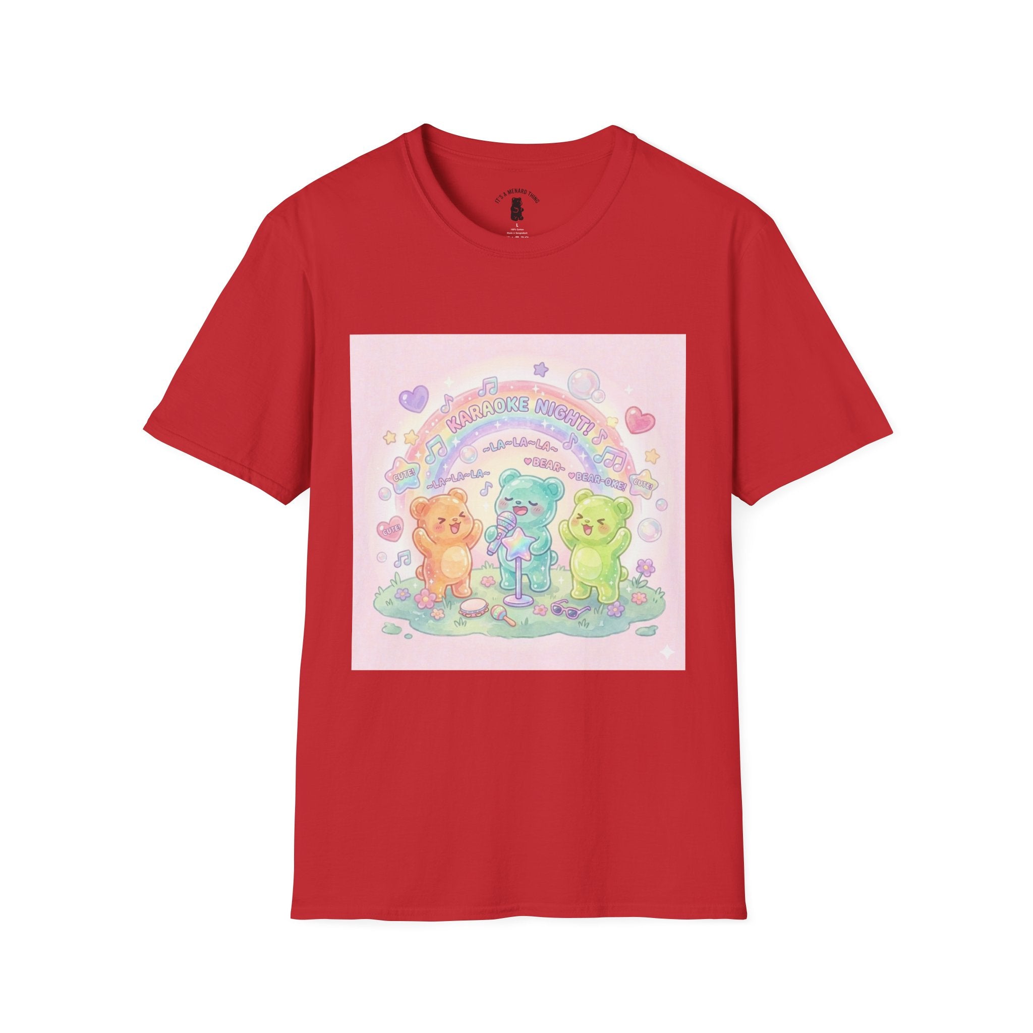 Karaoke Time! Gooey Gummy Bear Friends — Kawaii Graphic T-shirt