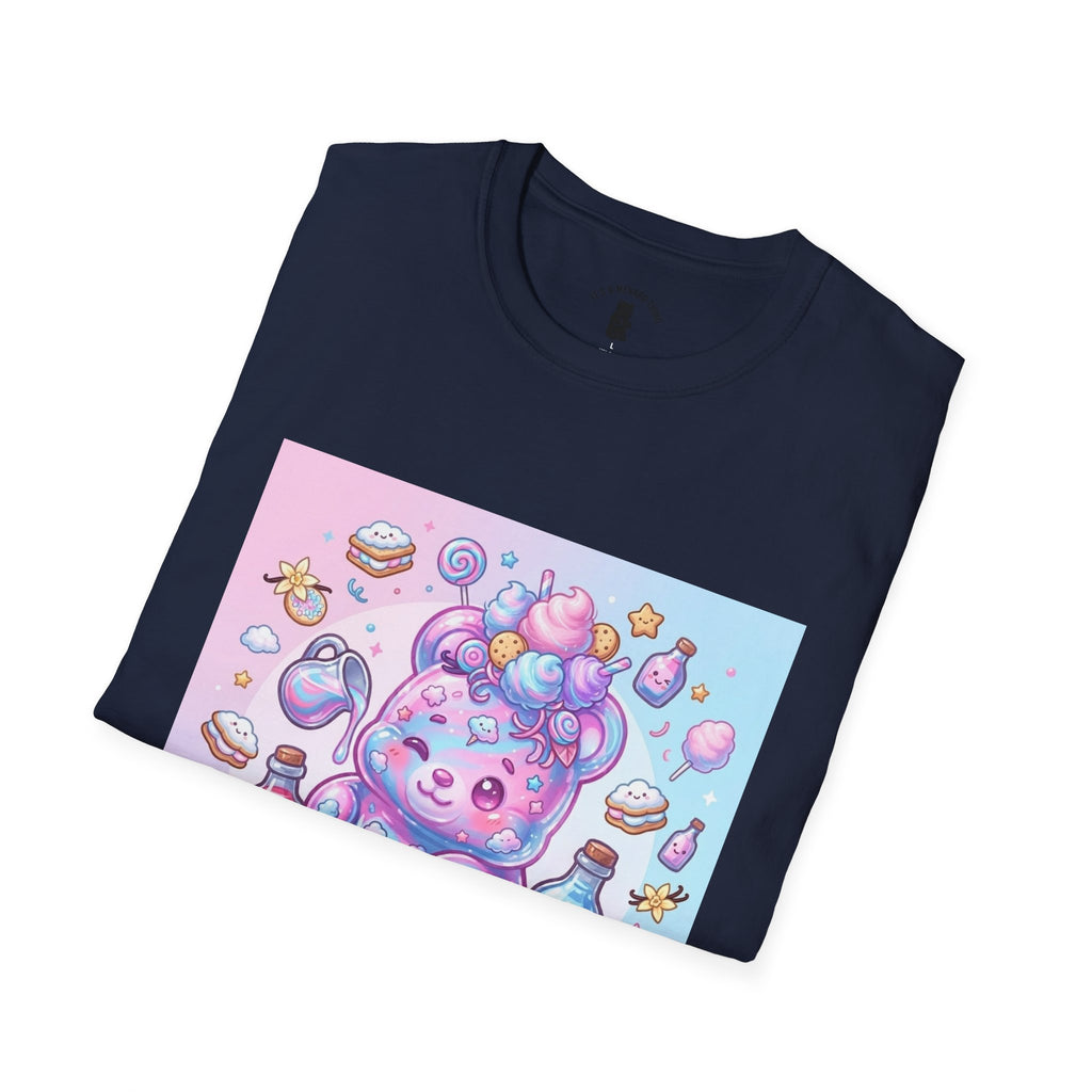 Cotton Candy Gooey Gummy Bear — Kawaii Graphic T-Shirt