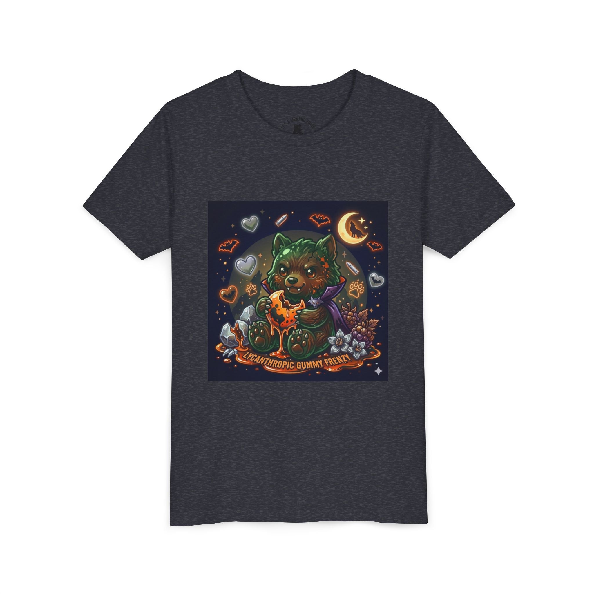Halloween Werewolf Gooey Gummy Bear- Youth T-Shirt