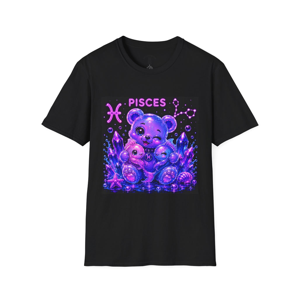 Pisces Zodiac Astrology Oozy Bear Friend Special Addition- Graphic Shirt