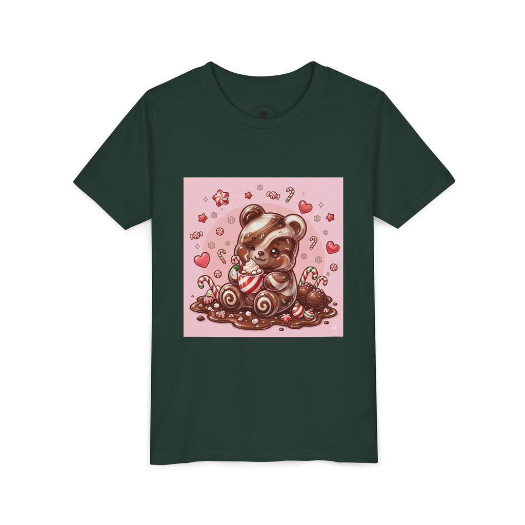 Cute Hot Chocolate Gooey Gummy Bear Holiday Kids Shirt