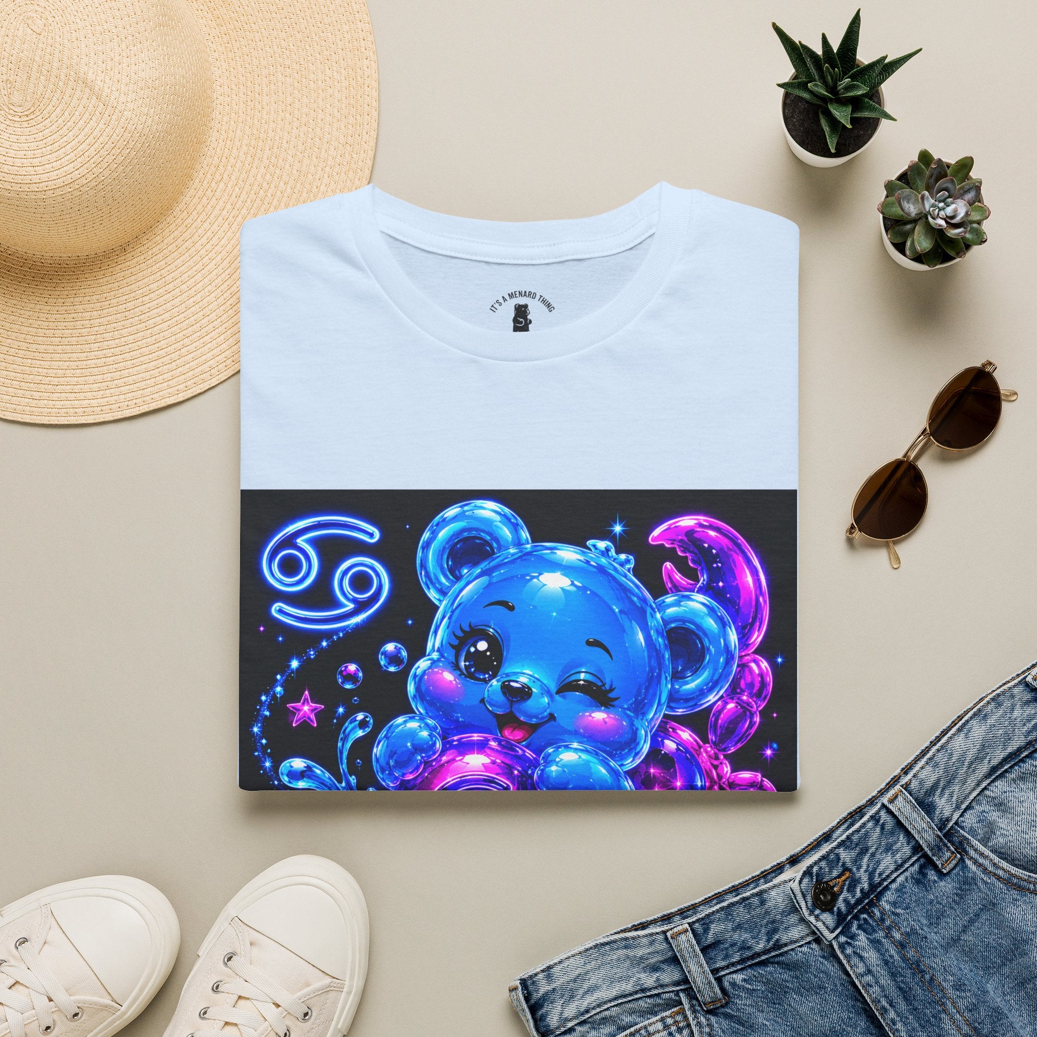 Cancer Zodiac Astrology Oozy Bears Special Addition- Graphic Shirt