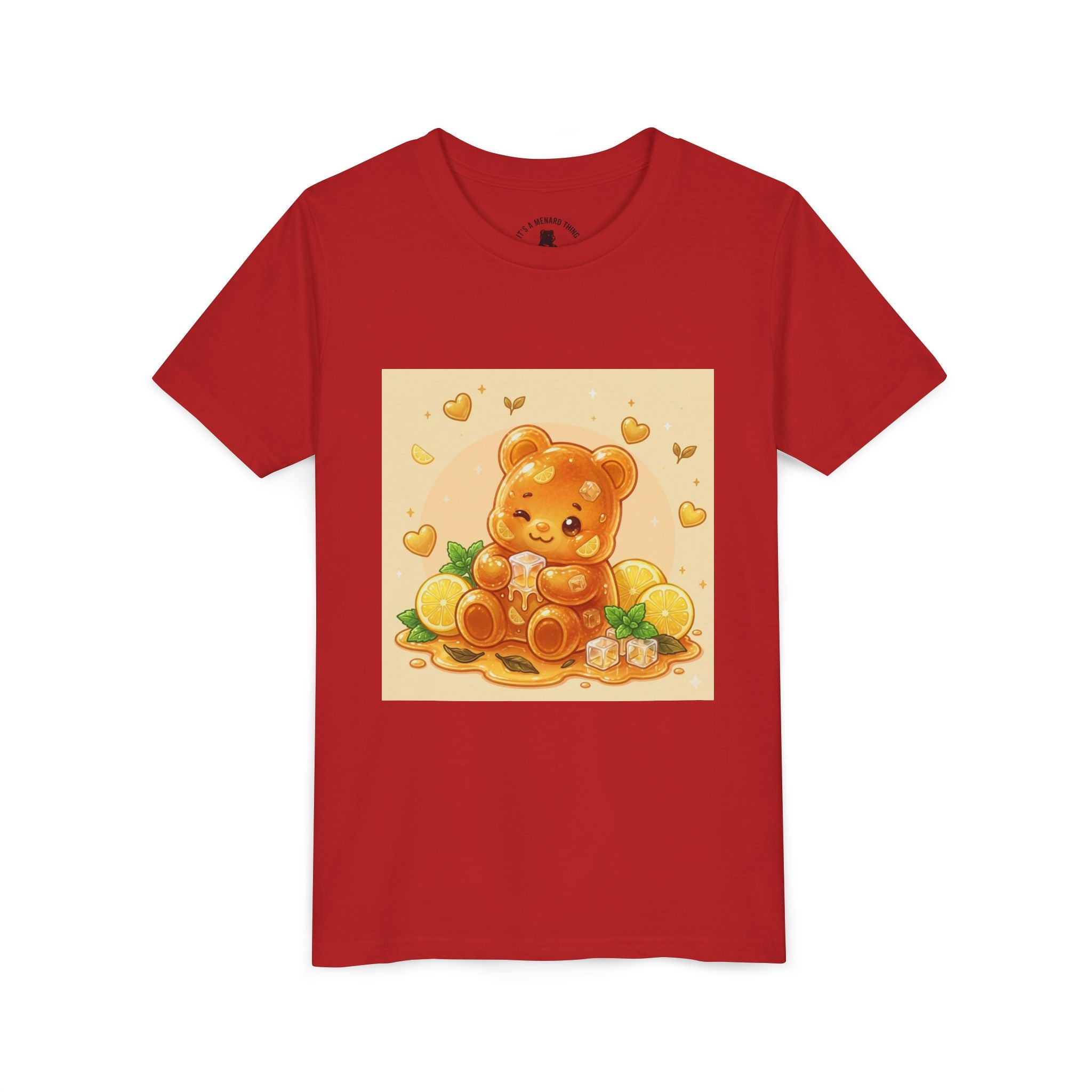 Honey Lemon Iced-Tea Gooey Gummy Bear Youth T-Shirt