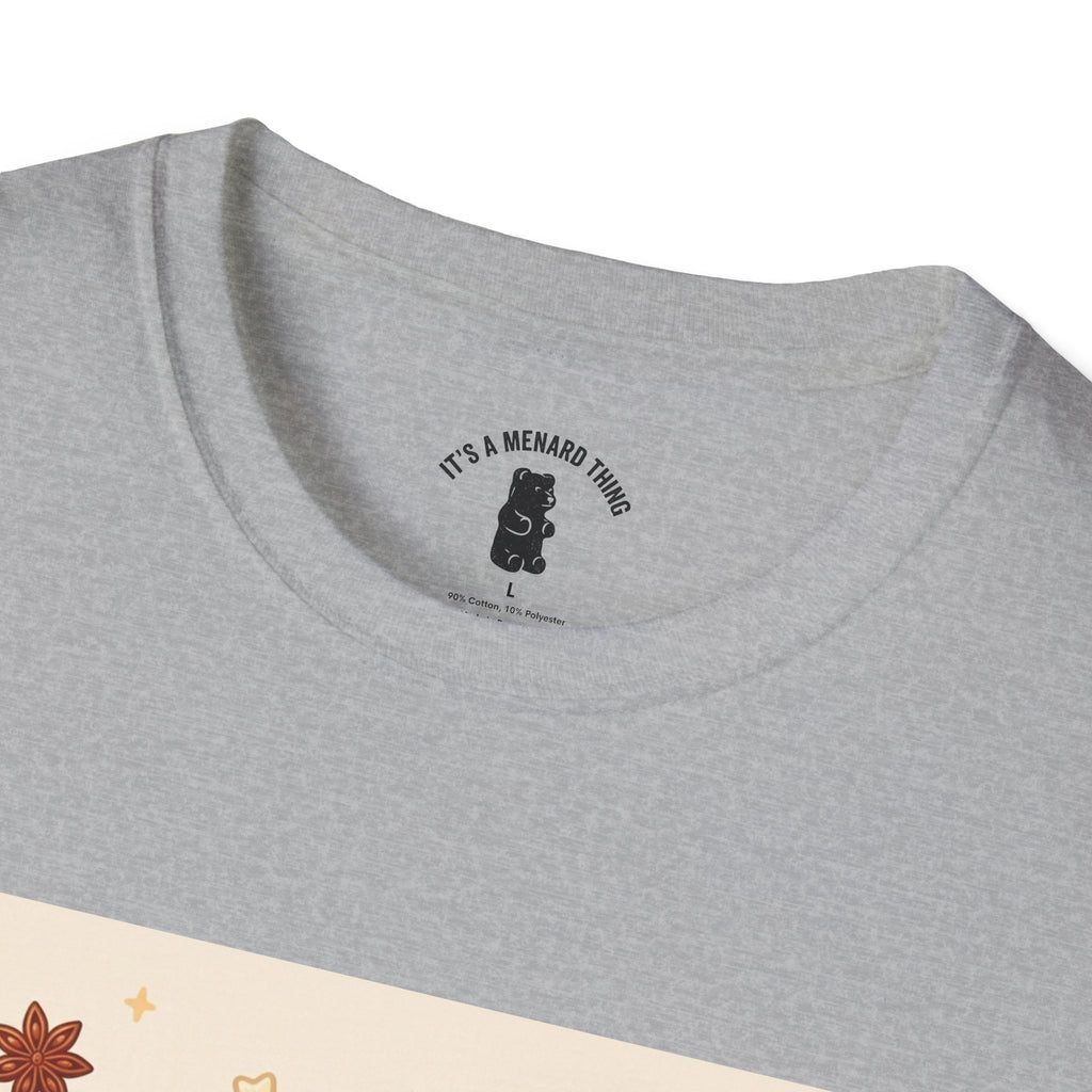 Warm Fresh Baked Cinnamon Rolls, Frosted Gooey Gummy Bears — Cute Cozy Graphic Tee