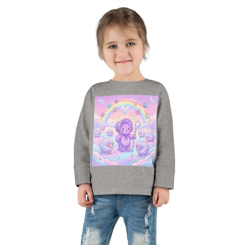 Sweet Dreams, Cotton Candy Sheep & Oozy Shepard of Snoozes_ Graphic Long Sleeve