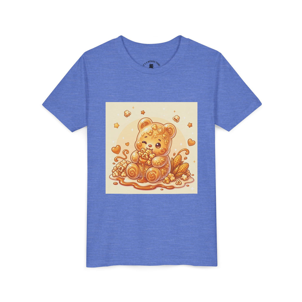 Caramel Corn Gooey Gummy Bear Graphic Youth Shirt