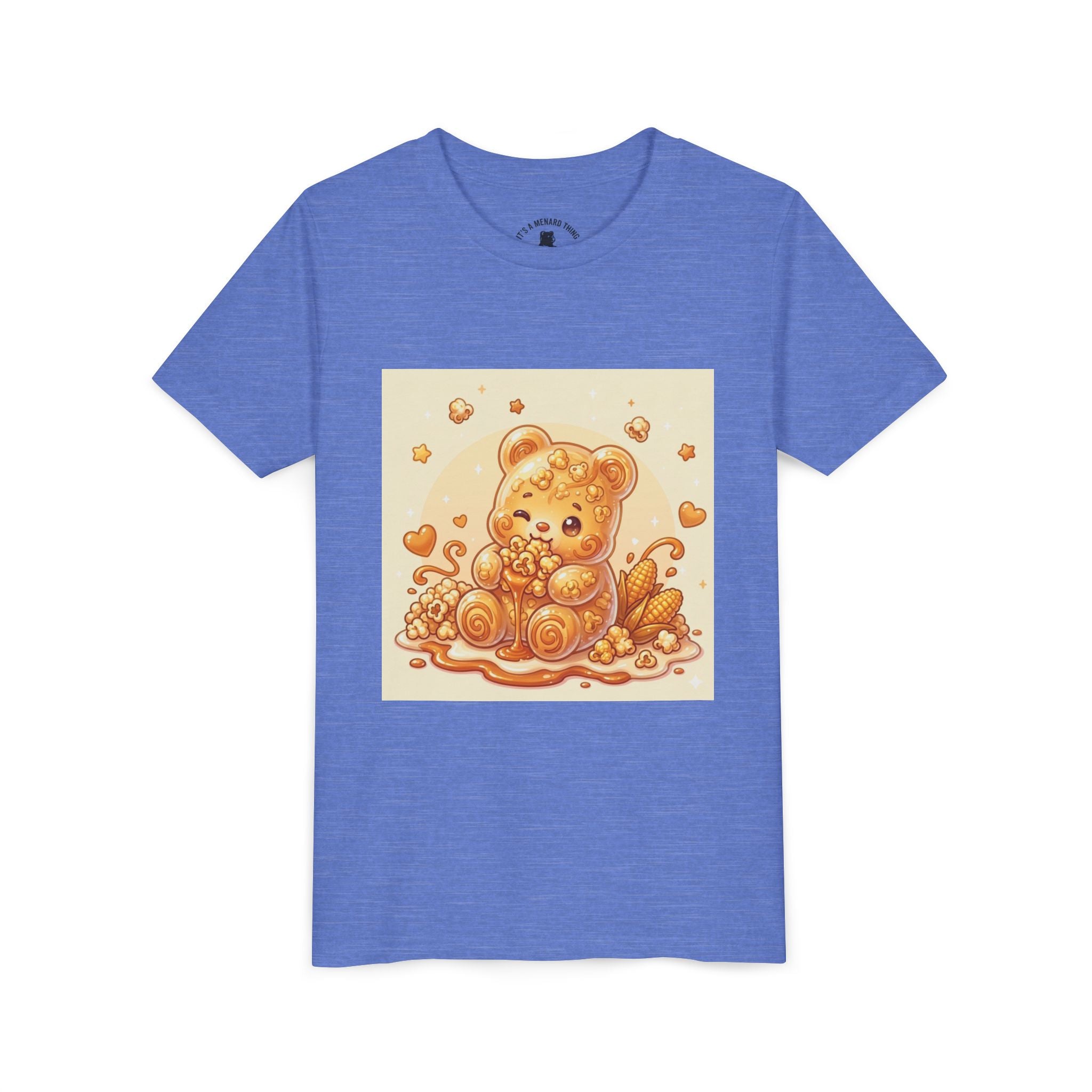 Caramel Corn Gooey Gummy Bear Graphic Youth Shirt