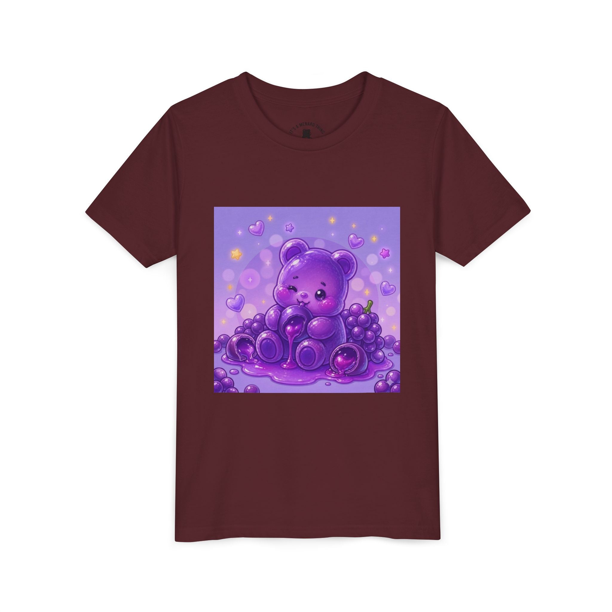 Gooey Grape Gummy Bear Cute Kids Shirt