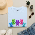 Holding Hands Into Heart Oozy Bear Gummy Friends- Graphic Shirt