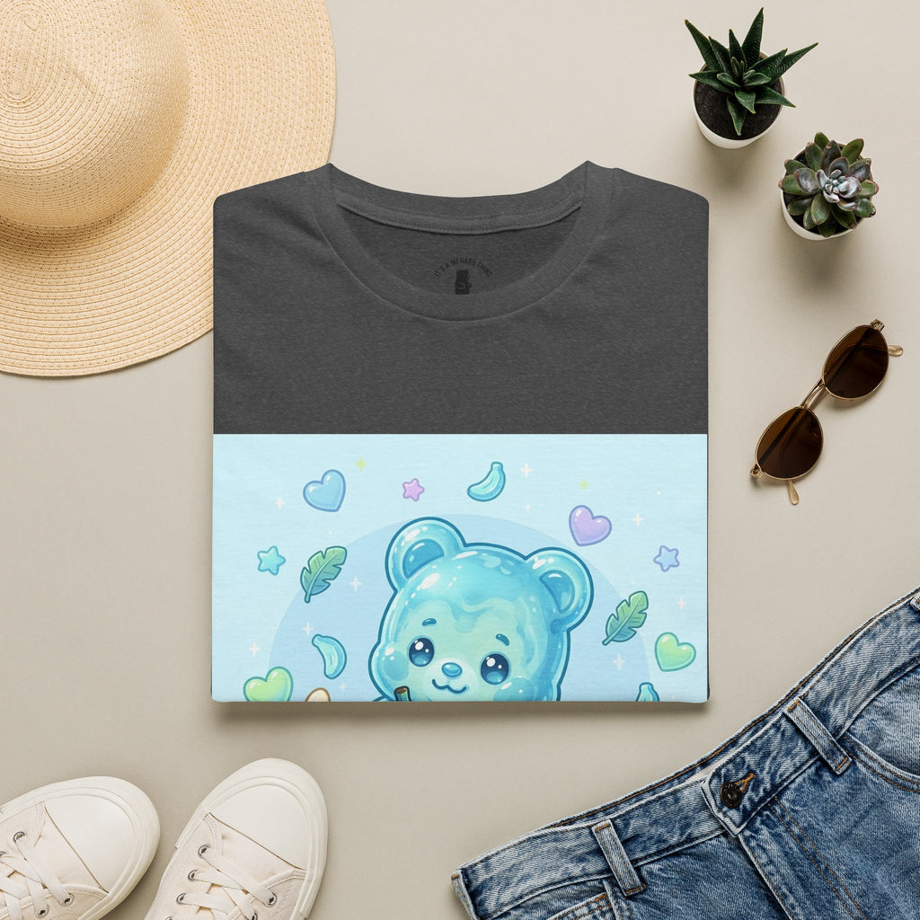 Exotic Blue Java Banana Baby Oozy Bear Friend- Kawaii Graphic Shirt