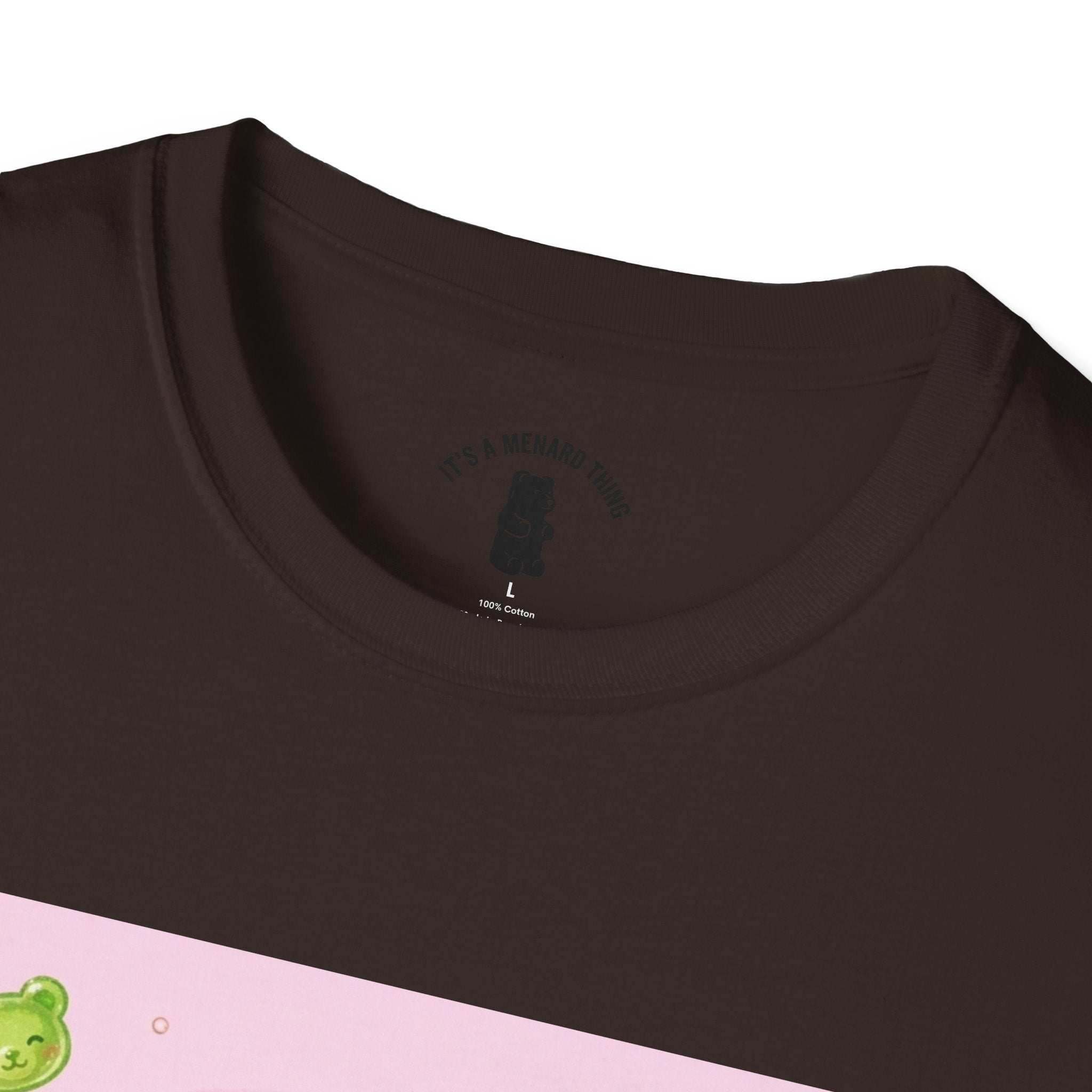 Lime Green Smooth Margaritta Boozy Gooey Gummy Bear- Kawaii Graphic T-Shirt