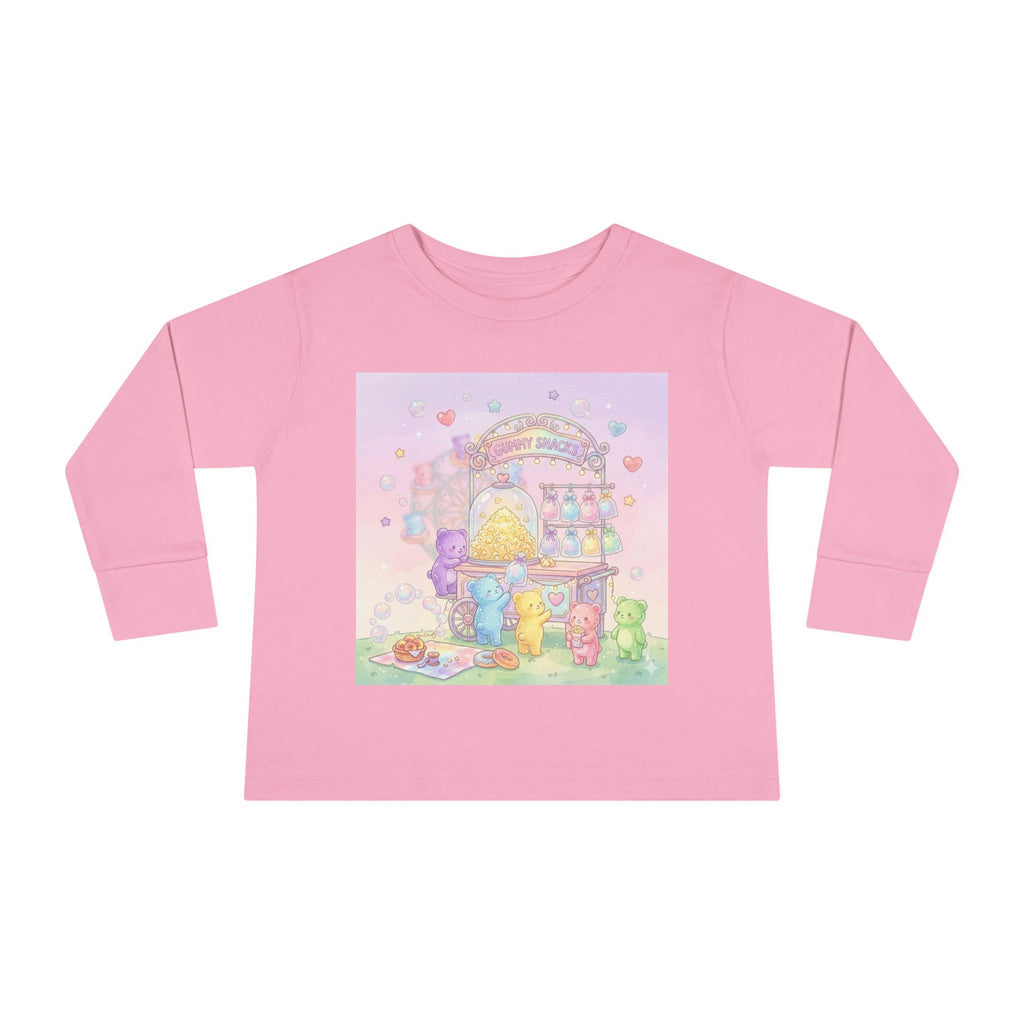 Special Candy Cart, Carnival Oozy Bear Friends- Graphic Long Sleeve Shirt