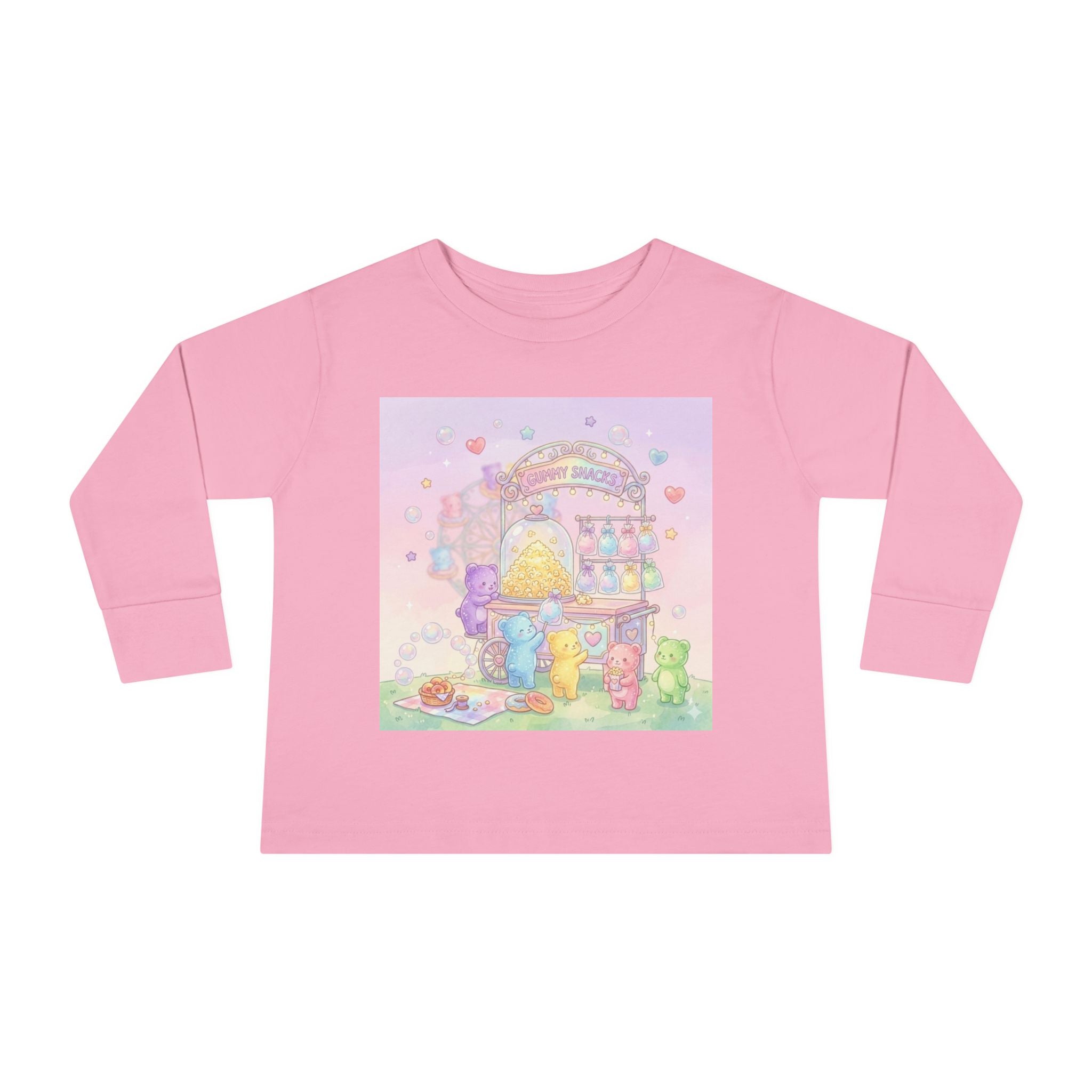 Special Candy Cart, Carnival Oozy Bear Friends- Graphic Long Sleeve Shirt