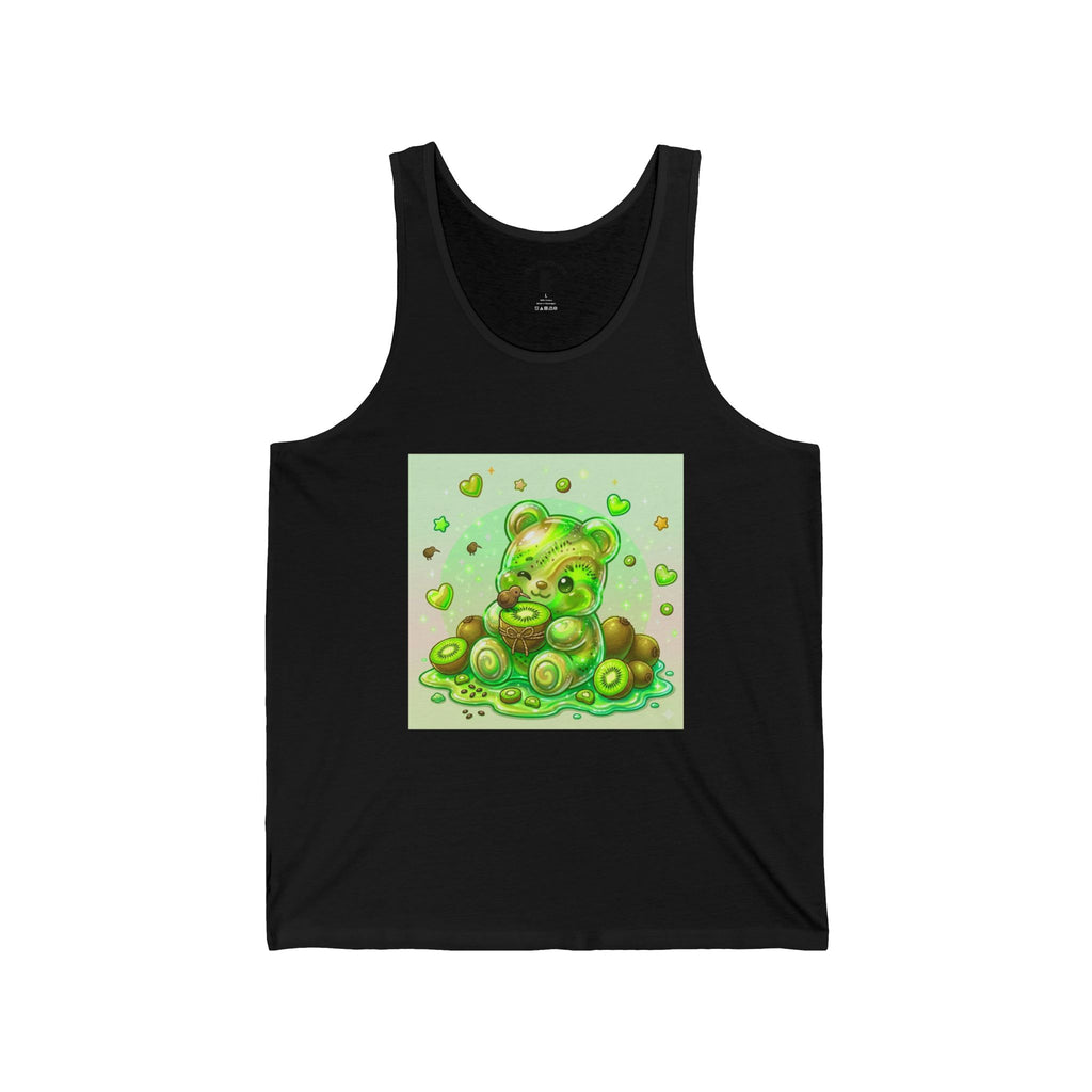 Ripe Juicey Kiwi, Green Gooey Gummy Bear — Kawaii Graphic Tank