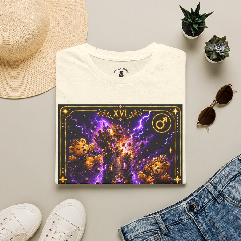 The Tower Tarot Card Oozy Bear Friends Special Addition- Graphic Shirt