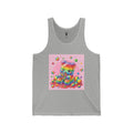 Rainbow Stripe Candy, Lollipop Gooey Gummy Bear — Kawaii Graphic Tank Top