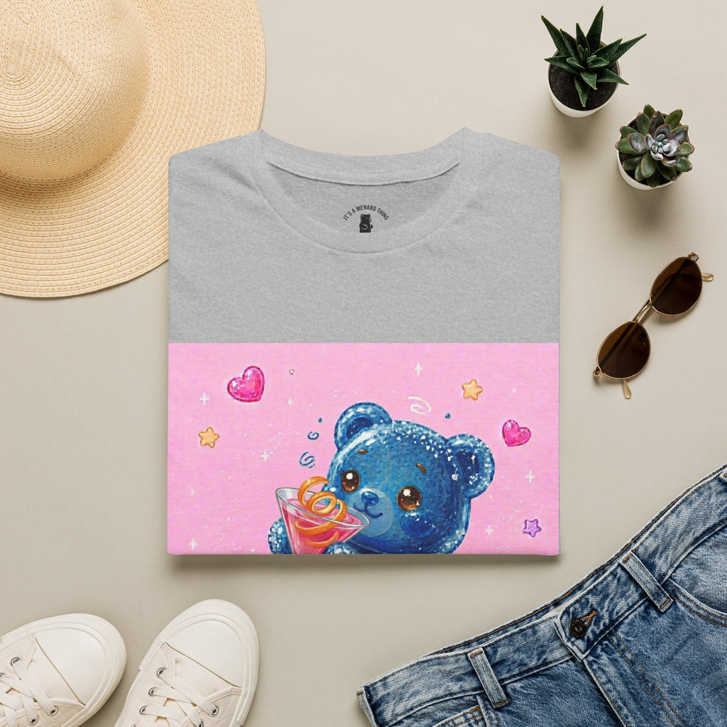Special Cosmo Delight, Blue Oozy Boozy Gummy Bear Drinking Pal- Graphic Shirt