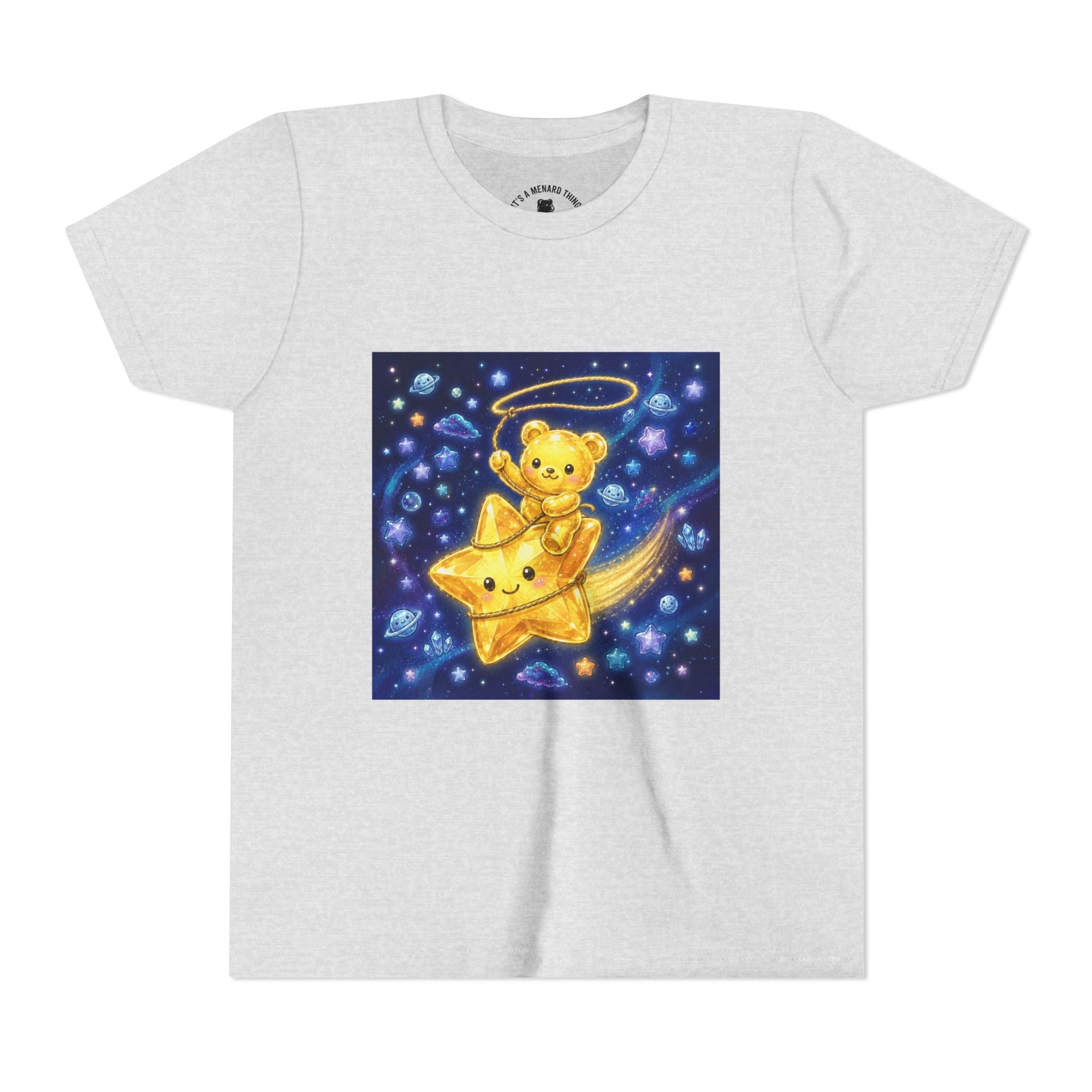 Rodeo, Giddy Up! Starlight Yellow Gooey Crystal Gummy Bear- Graphic T-Shirt