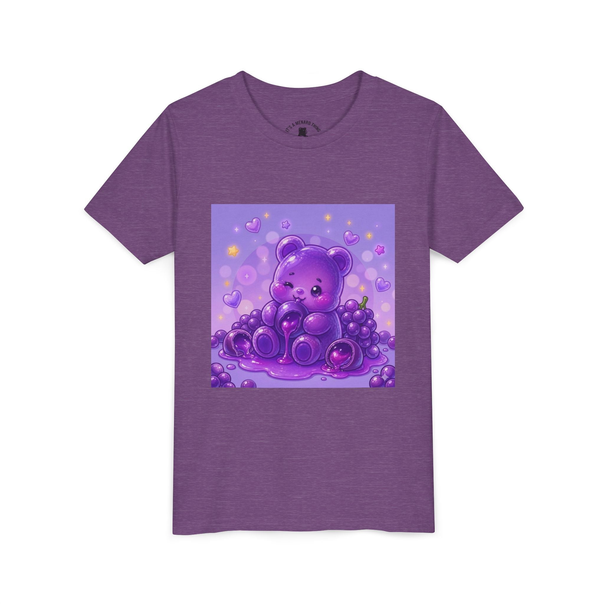 Gooey Grape Gummy Bear Cute Kids Shirt