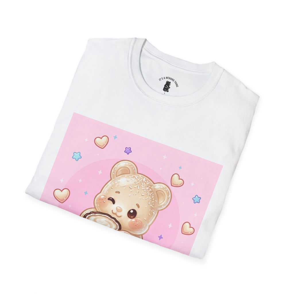 Coconut Milk Gooey Gummy Bear T-Shirt — Kawaii Dessert Graphic Tee