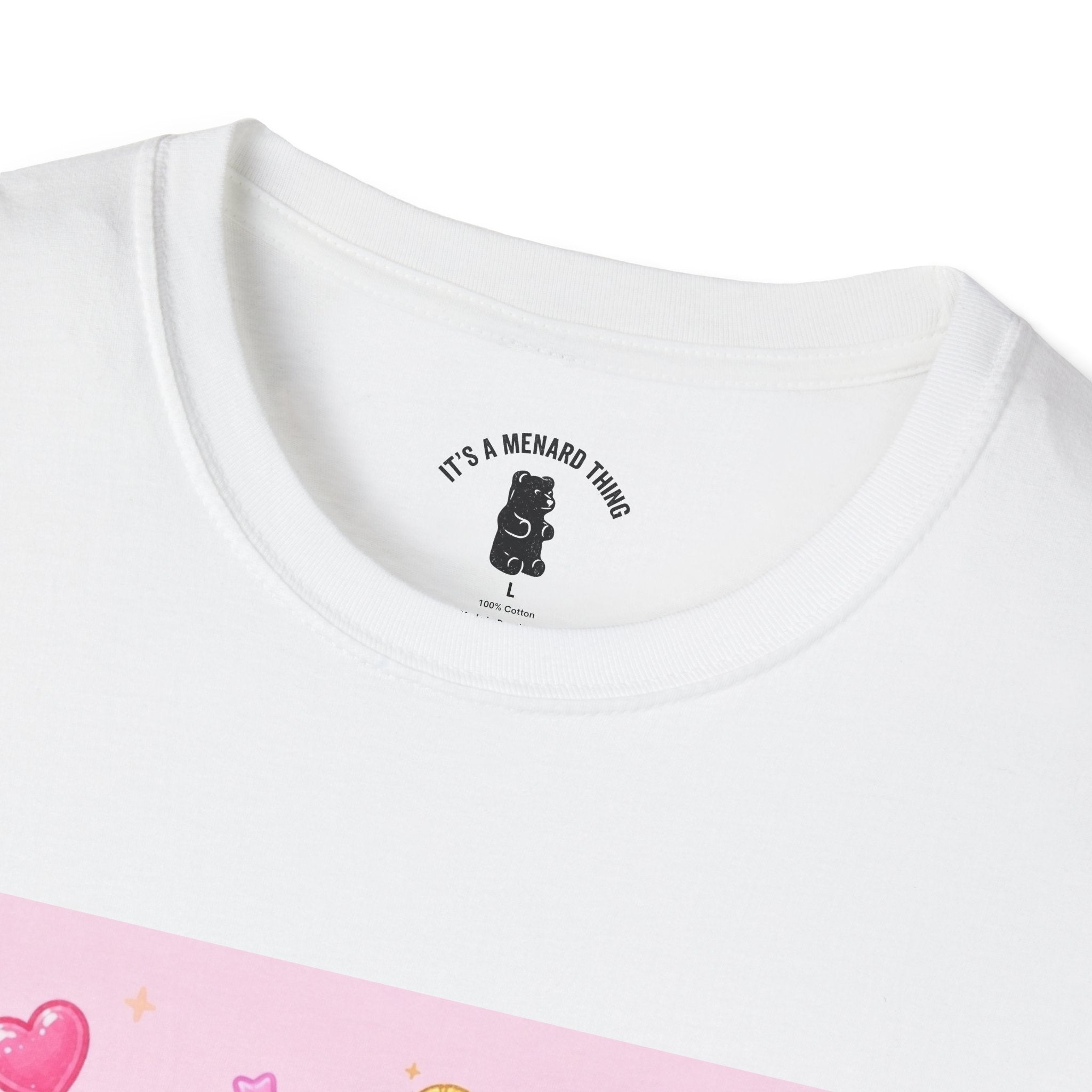 Kawaii Pineapple & Candied Cherries Gooey Gummy Bear — Cute Graphic T-Shirt
