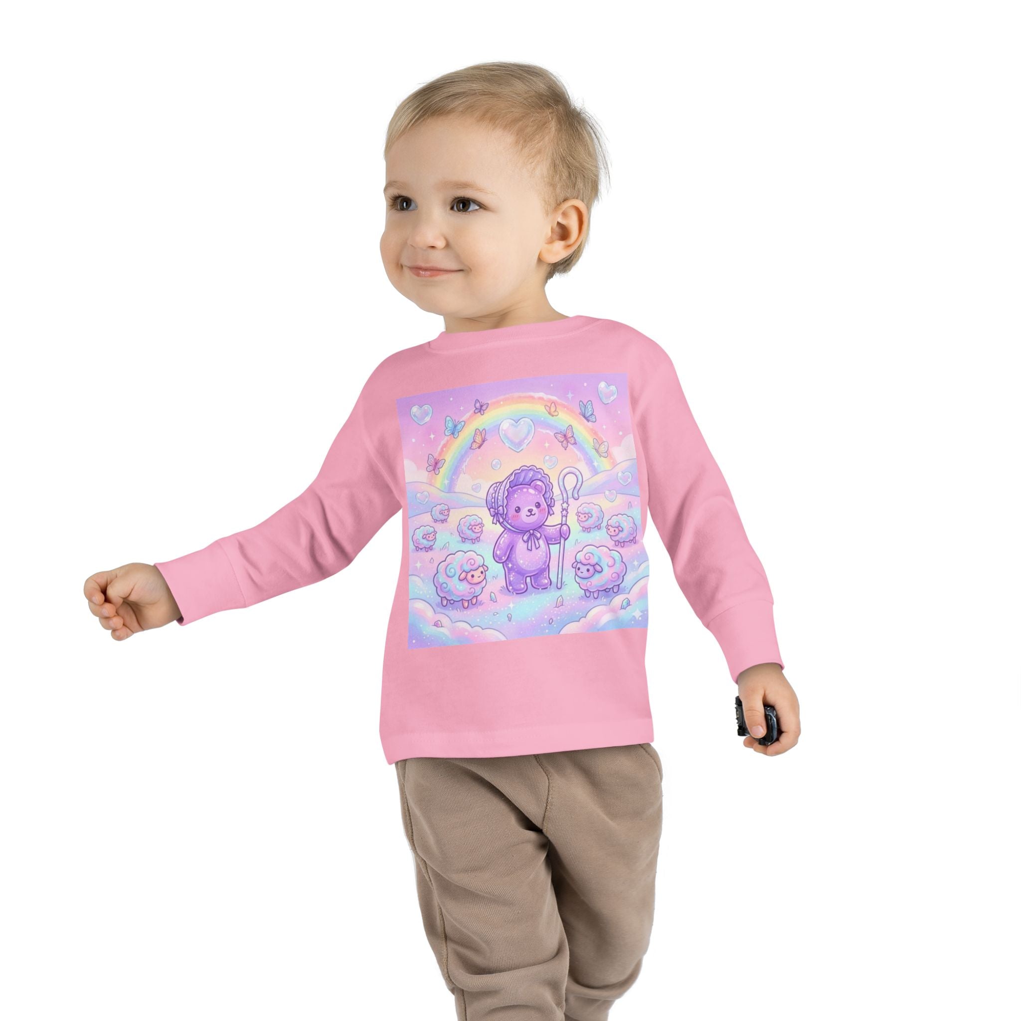 Sweet Dreams, Cotton Candy Sheep & Oozy Shepard of Snoozes_ Graphic Long Sleeve