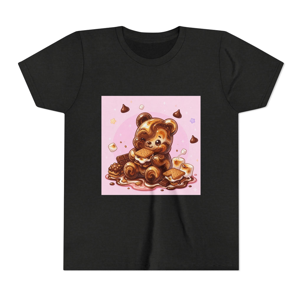 Chocolate, Marshmello S'more Gooey Fudge Gummy Bear Dessert Graphic Tee