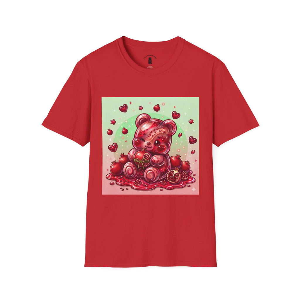 Pomegrante Red Gooey Gummy Bear — Cute Graphic Tee