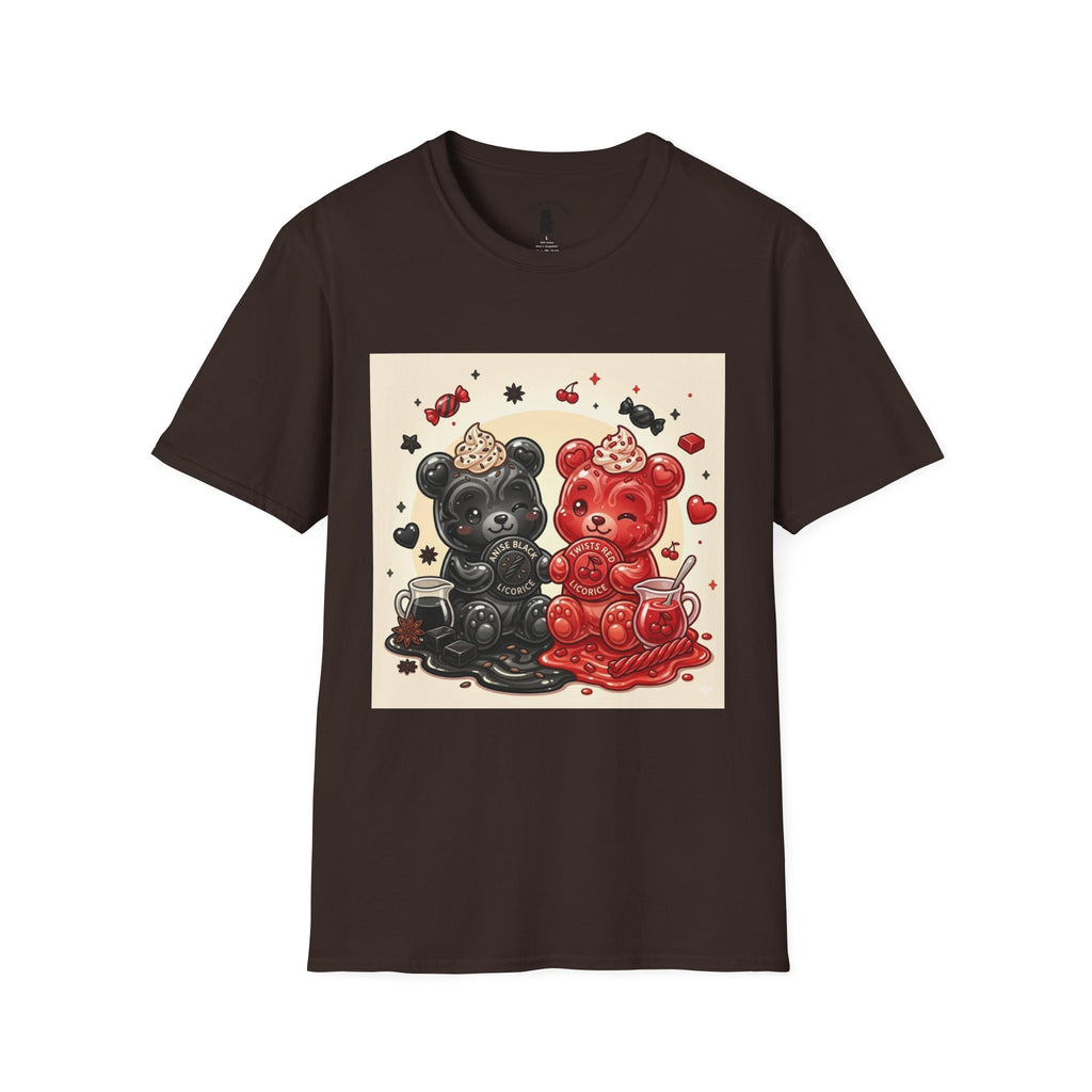 Licorice Twins, Gooey Gummy bears — Kawaii Graphic T-Shirt