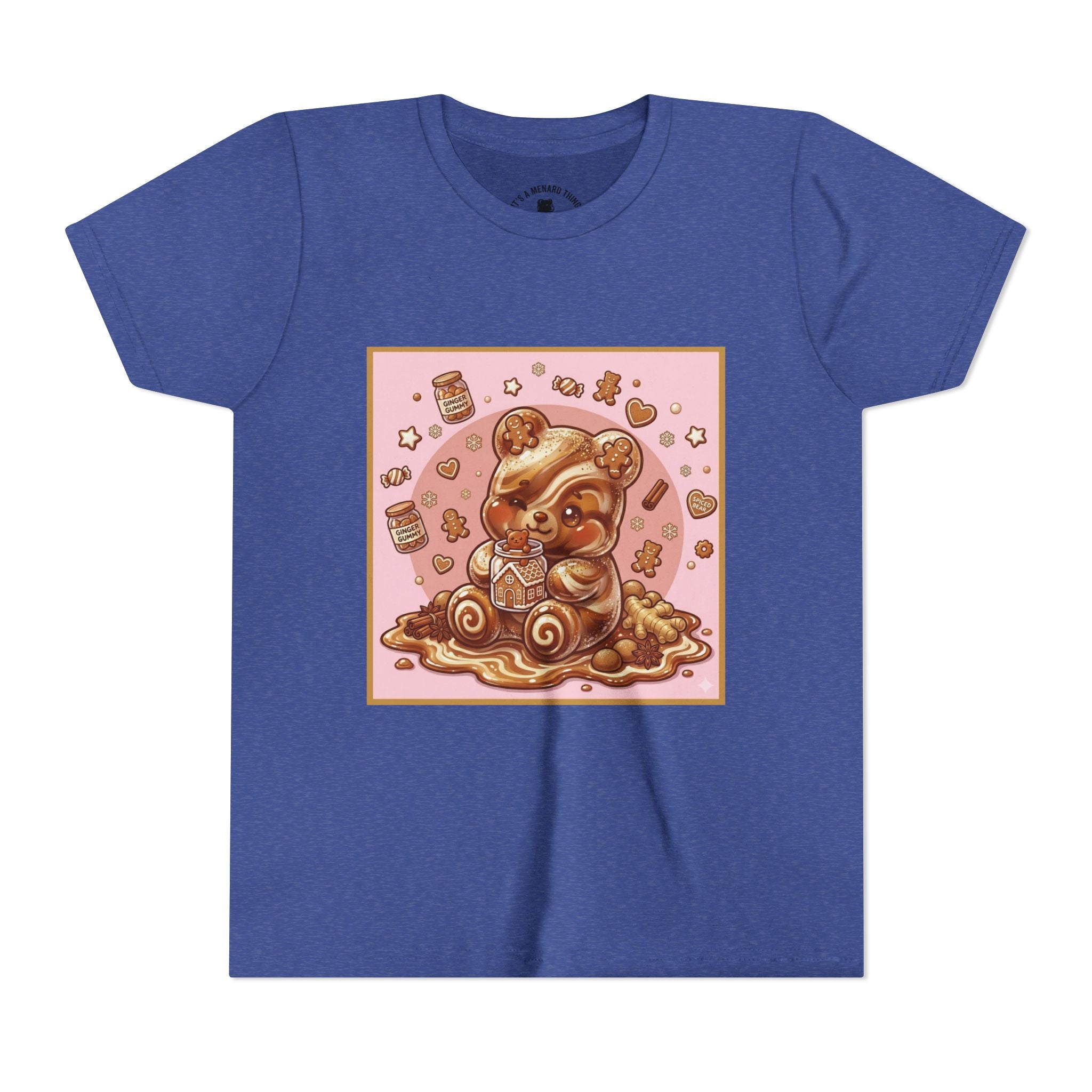 Gooey Gummy Bear Ginger Bread Graphic Youth T-Shirt