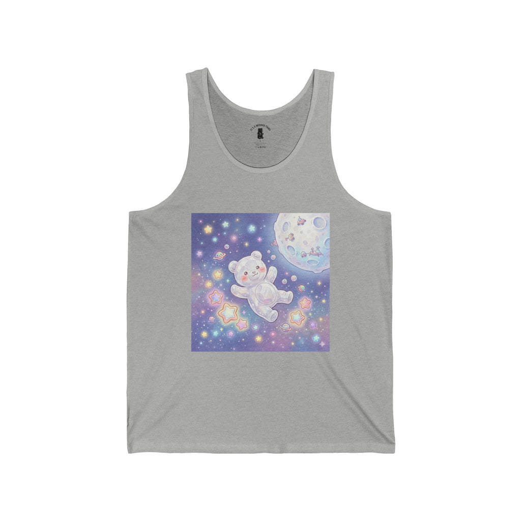 Take Me to The Moon, White Crystal Gooey Gummy Bear —Graphic Tank