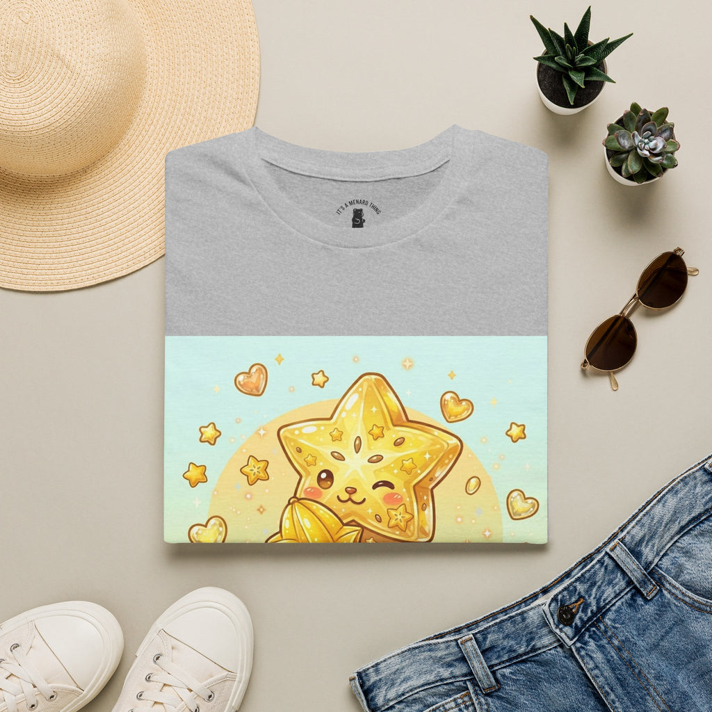 Star Fruit Special Exotic Fruit Oozy Bear Gummy Friend- Kawaii Graphic Shirt